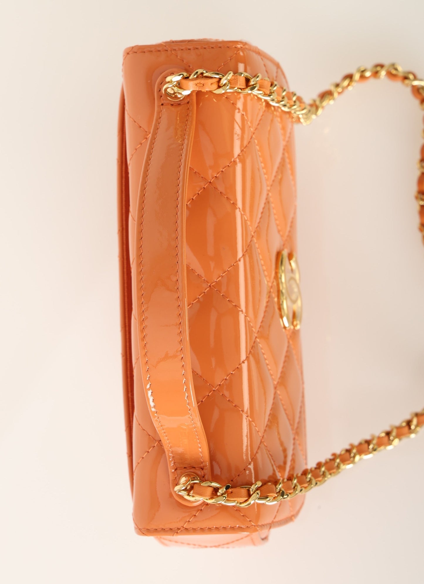 Chanel Patent Mini Top Handle