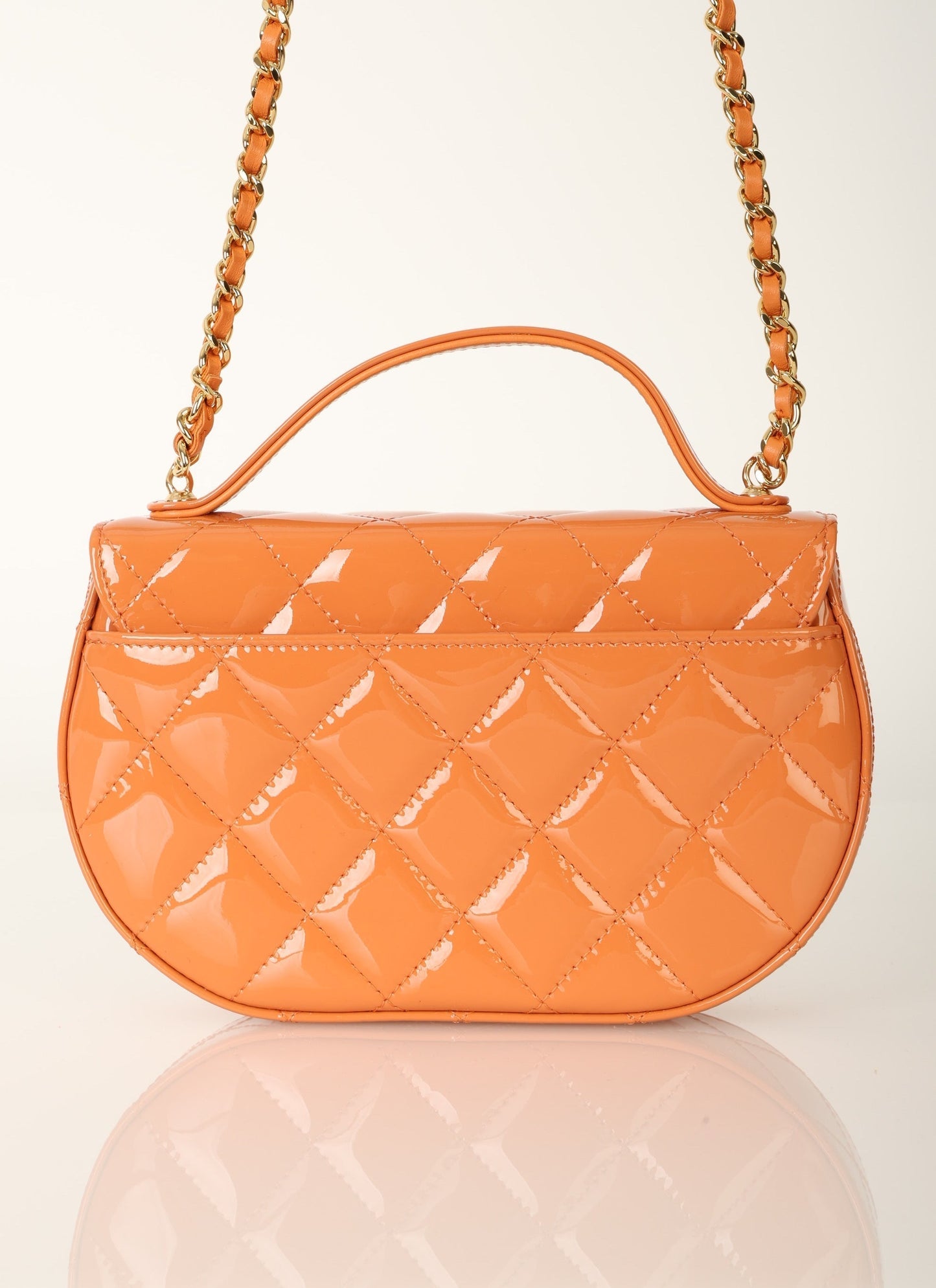 Chanel Patent Mini Top Handle