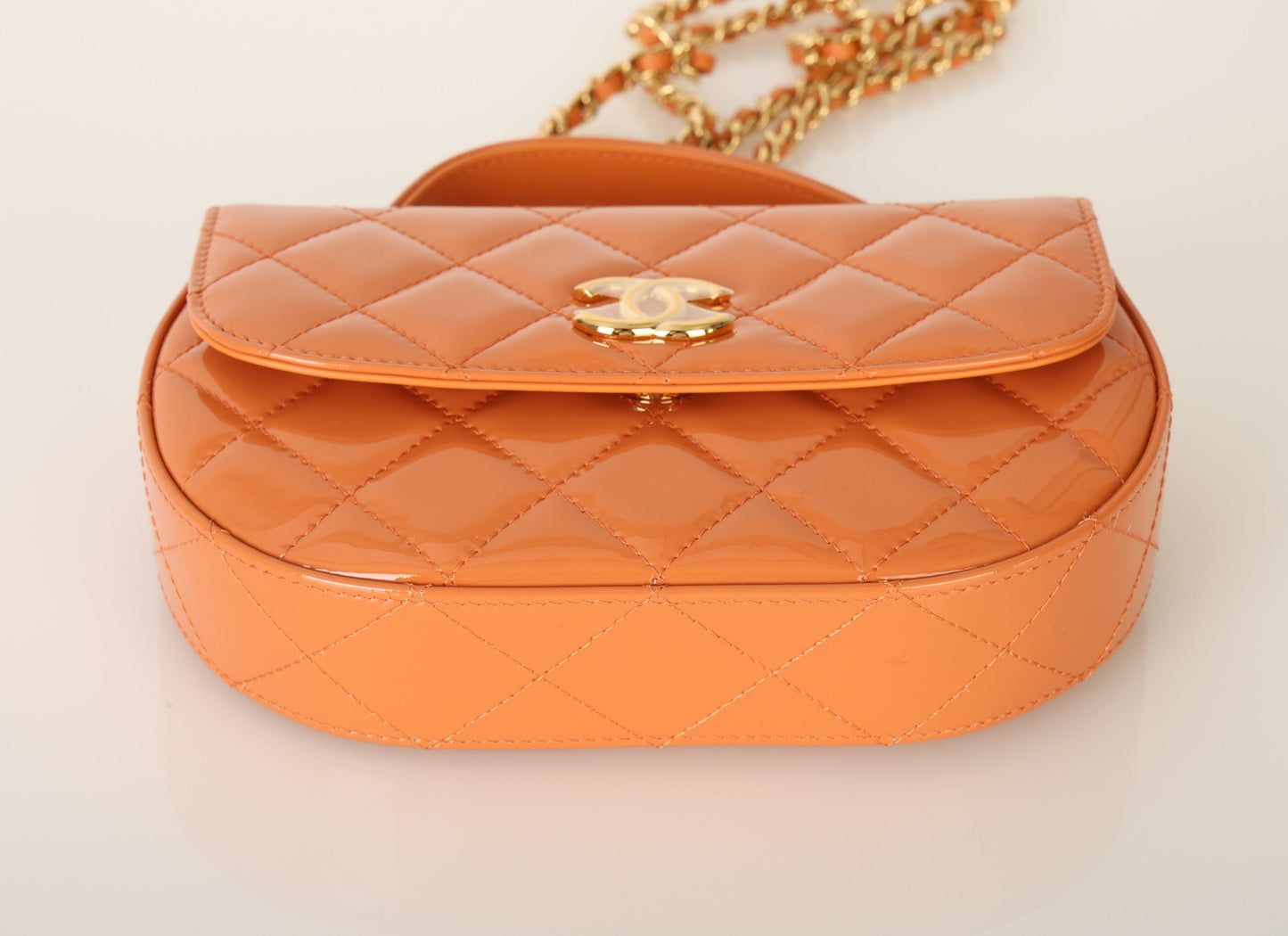 Chanel Patent Mini Top Handle