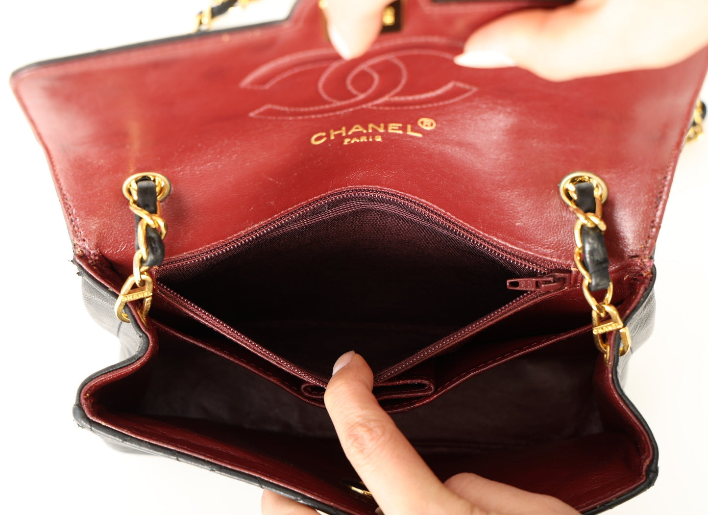Chanel 1991 Lambskin Mini Single Flap