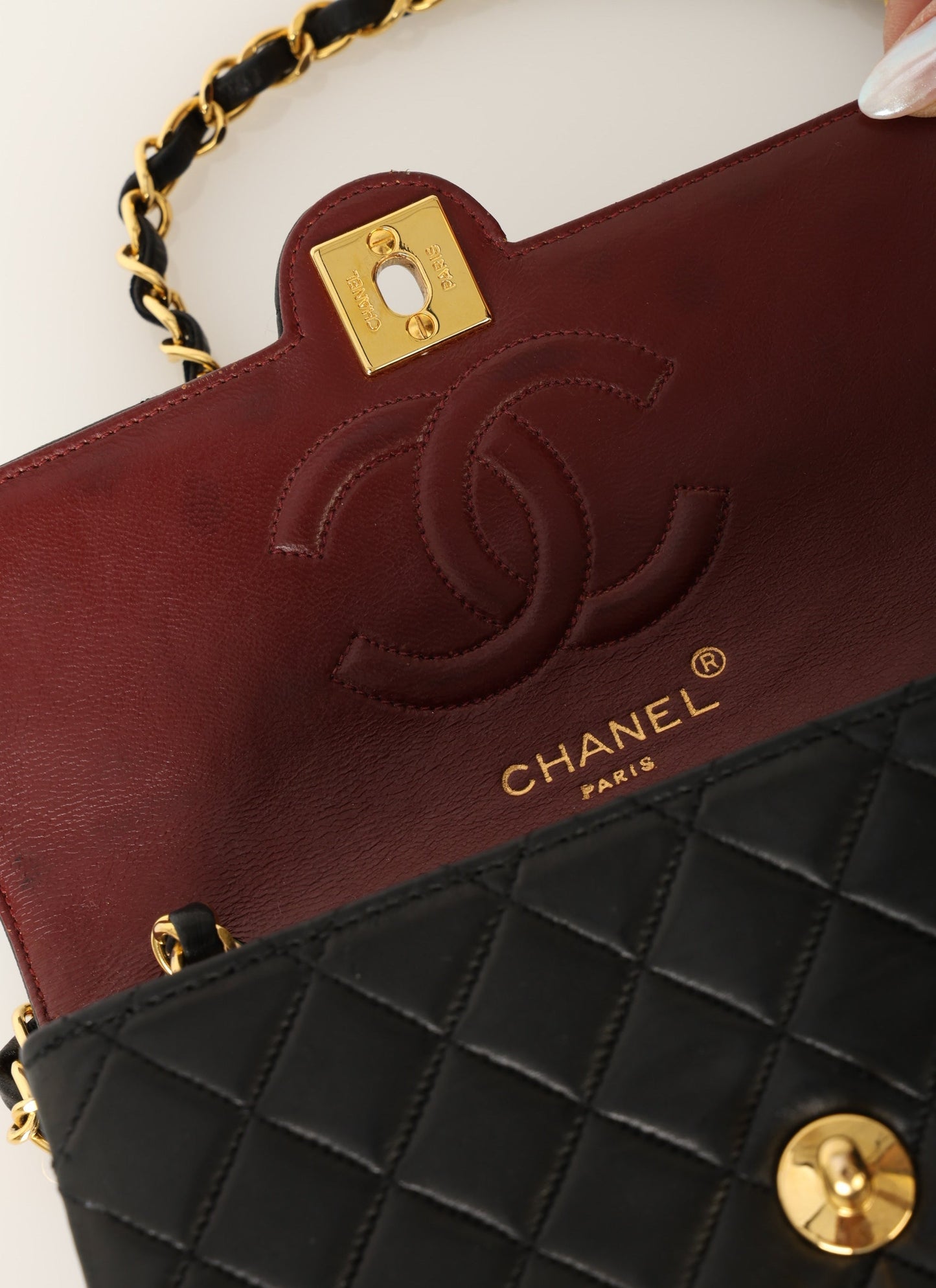 Chanel 1991 Lambskin Mini Single Flap