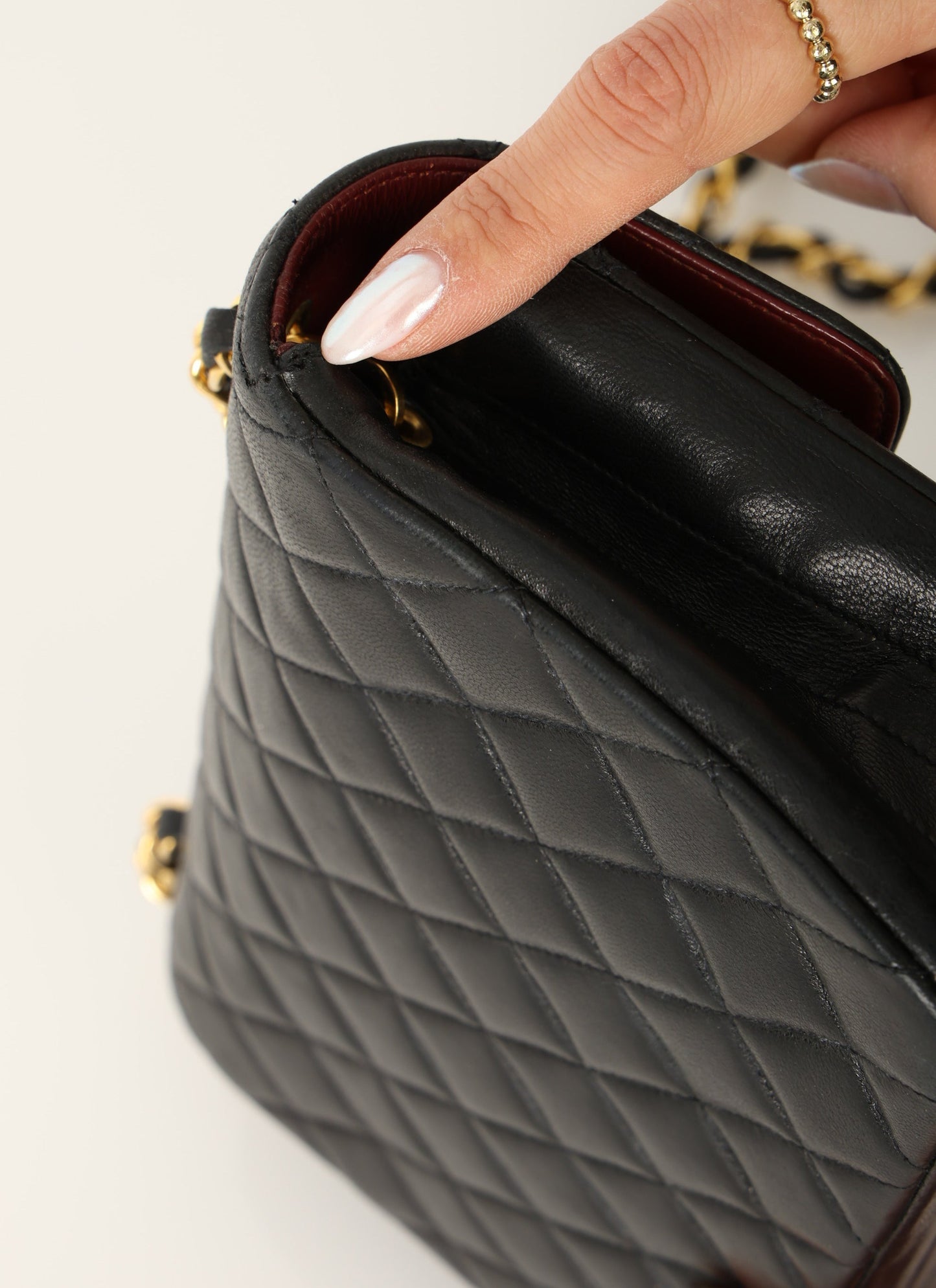 Chanel 1991 Lambskin Mini Single Flap