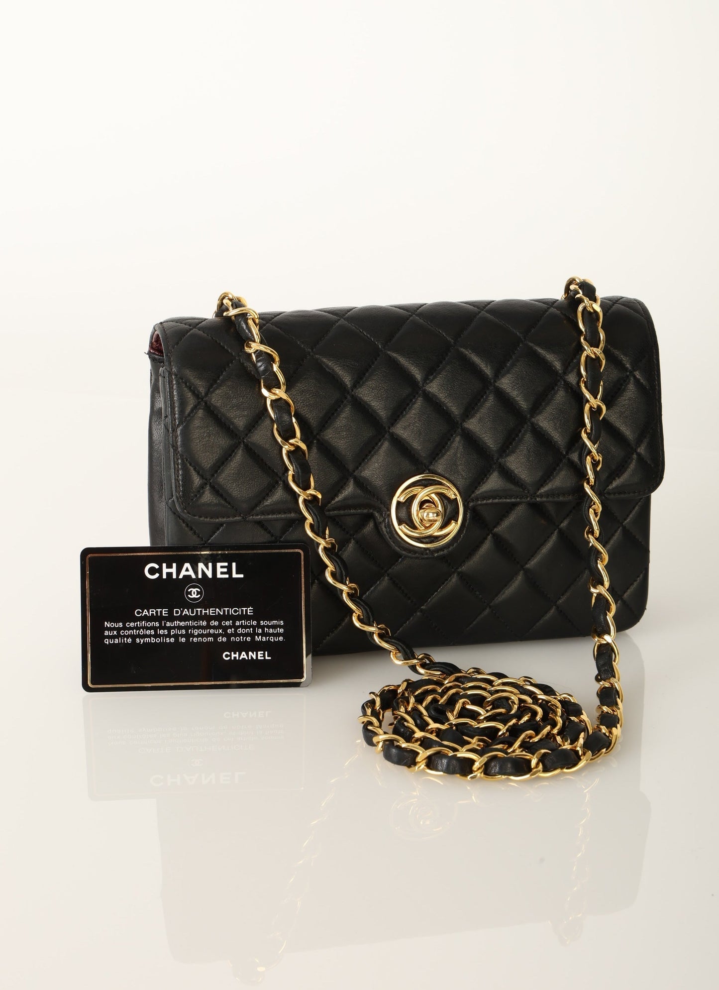 Chanel 1991 Lambskin Mini Single Flap