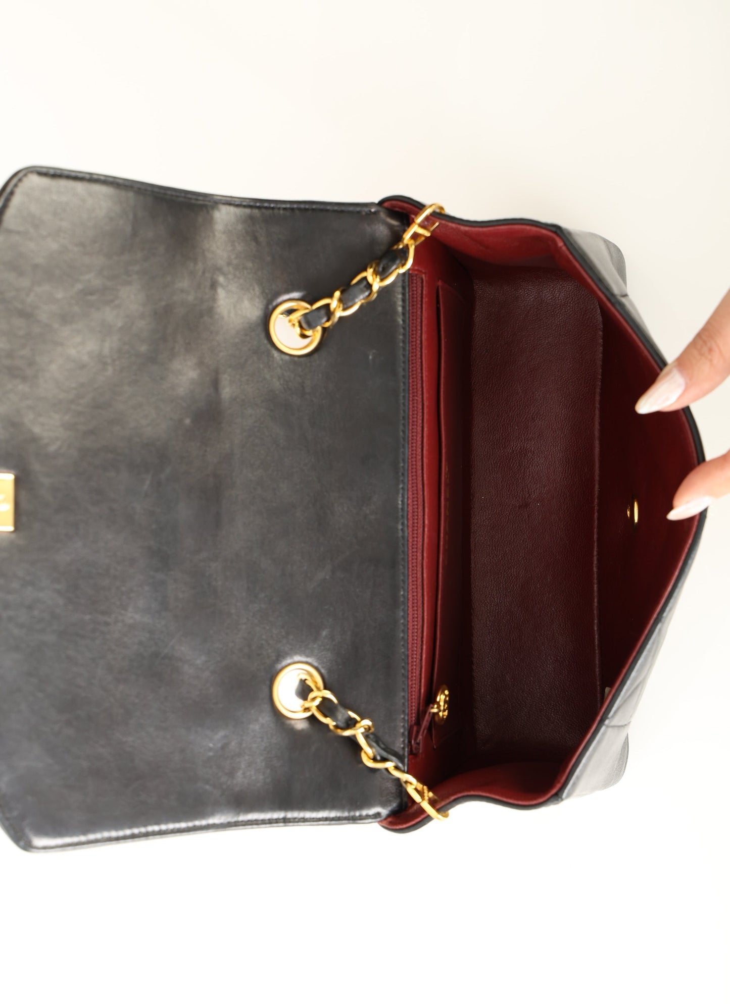 Chanel 1991 Small Lambskin Diana
