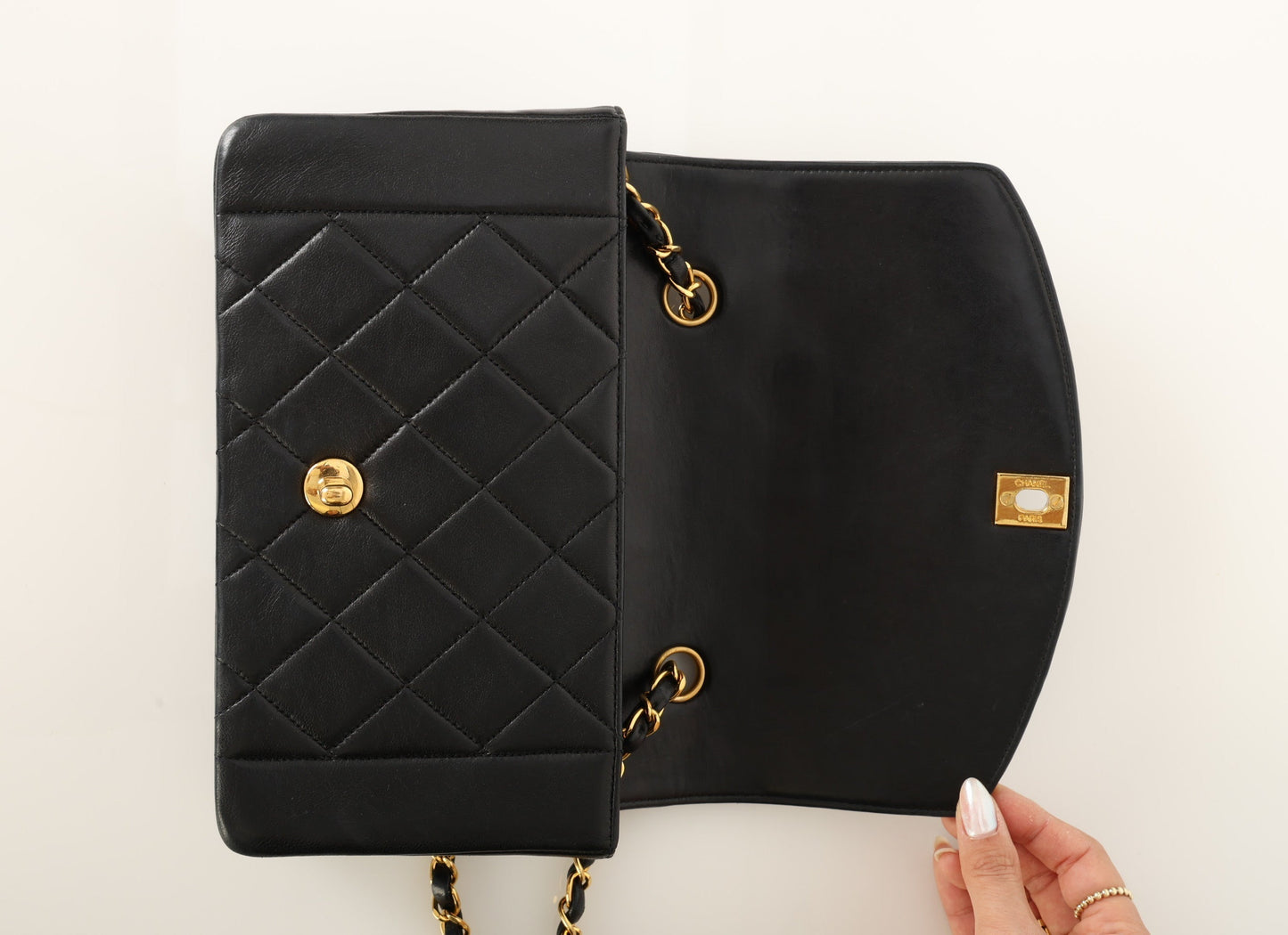 Chanel 1991 Small Lambskin Diana