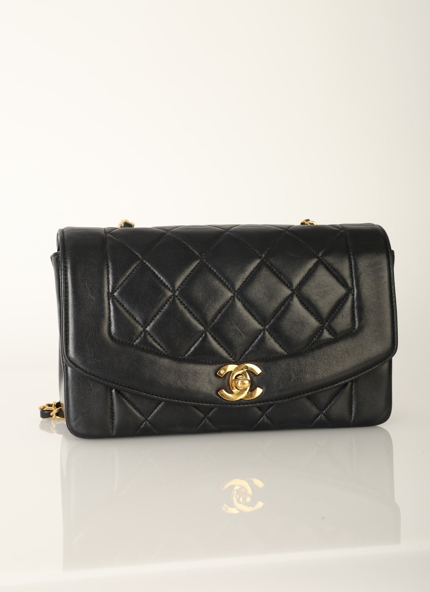 Chanel 1991 Small Lambskin Diana
