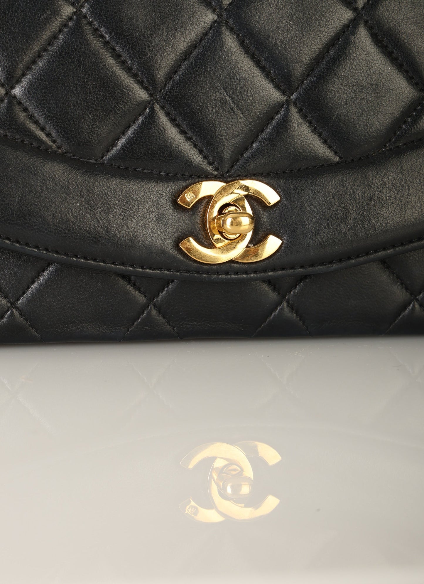 Chanel 1991 Small Lambskin Diana