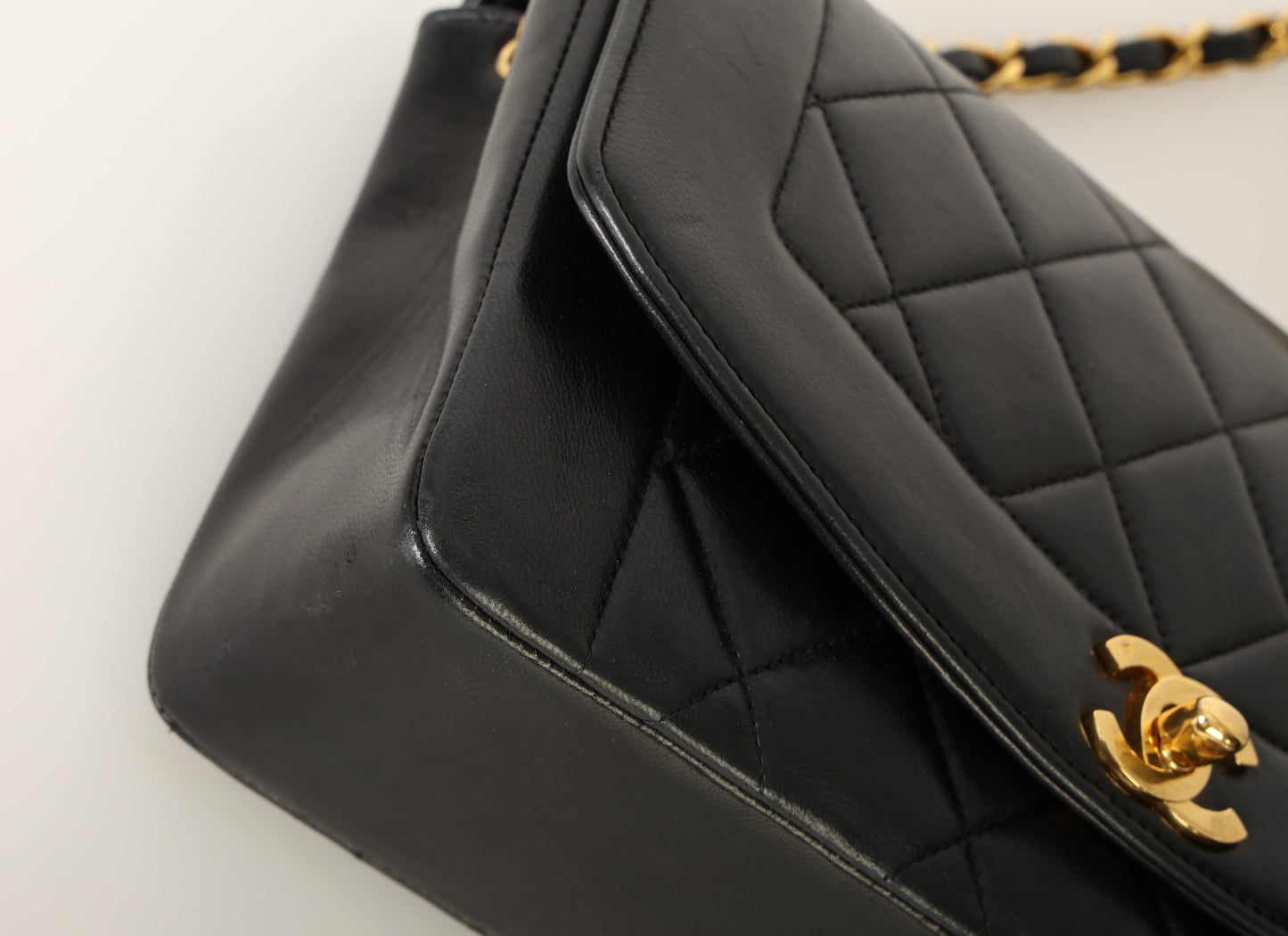 Chanel 1991 Small Lambskin Diana