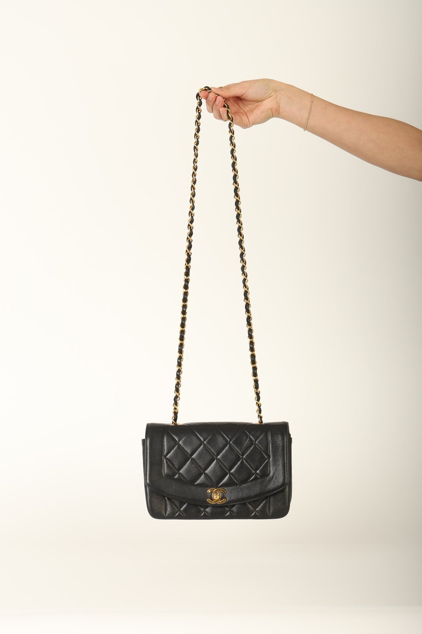 Chanel 1991 Lambskin Small Diana