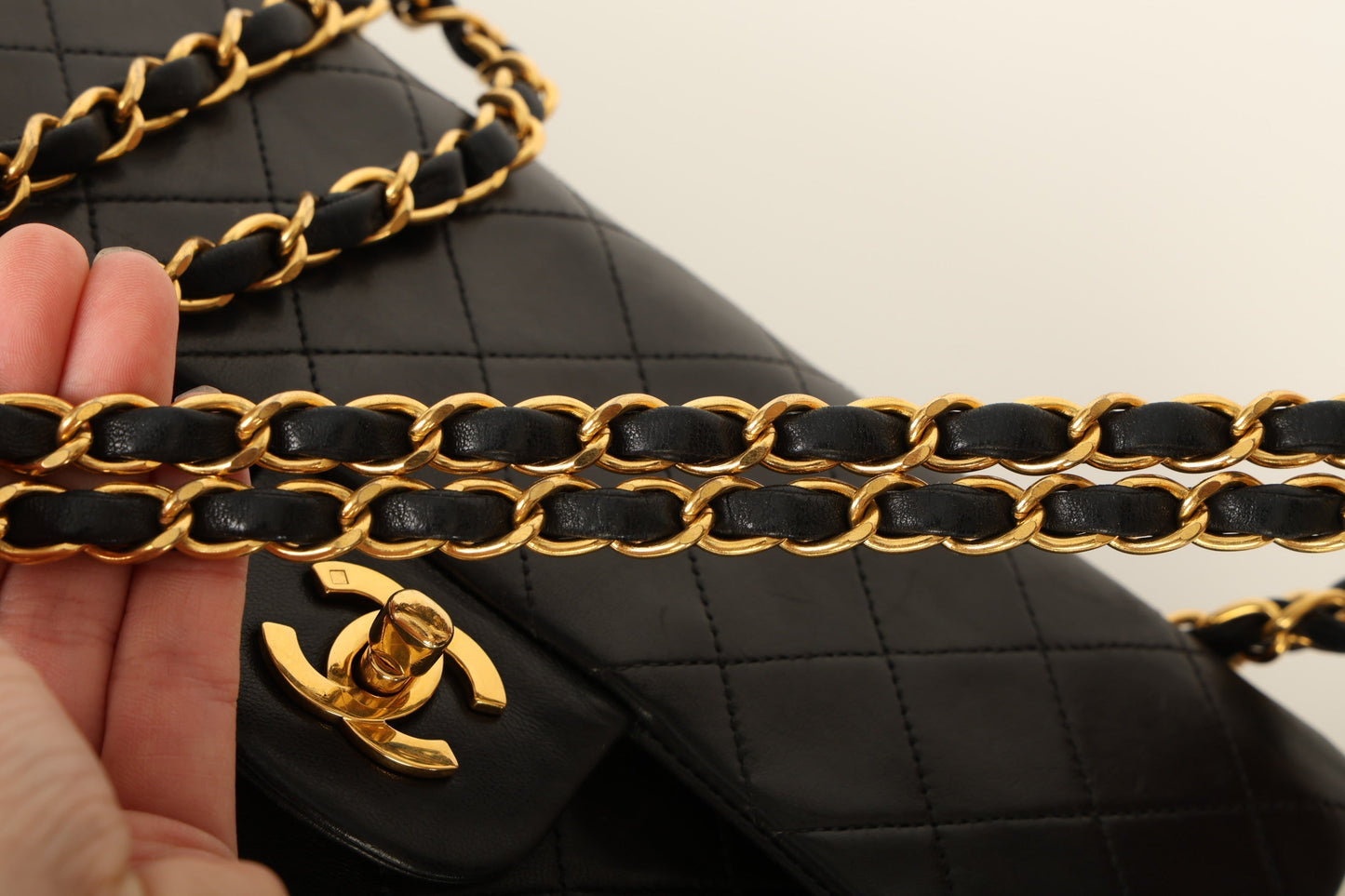 Chanel 1994 Lambskin Small Double Flap