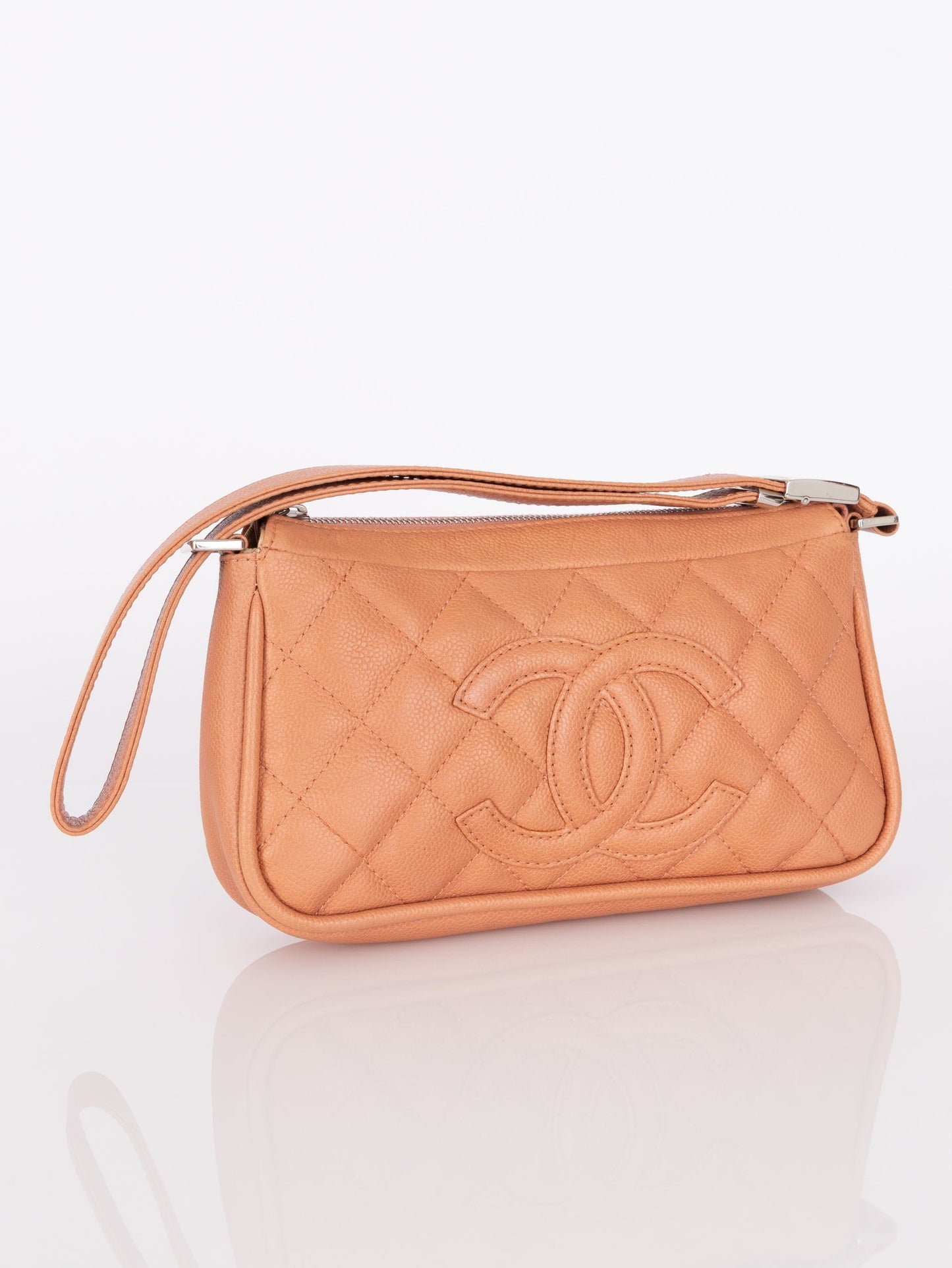 Chanel 2008 Caviar Timeless Pochette