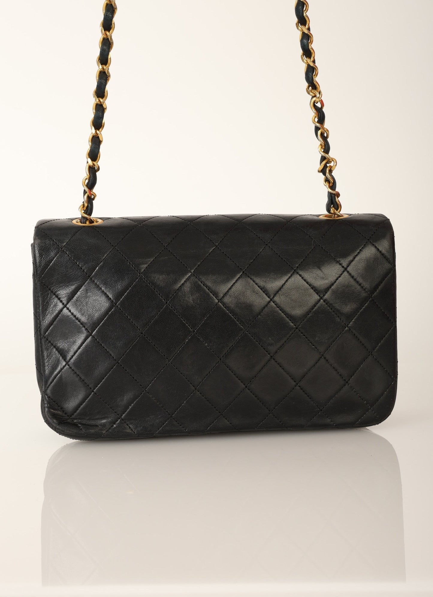 Chanel 1989 Lambskin Turnlock Medium Full Flap