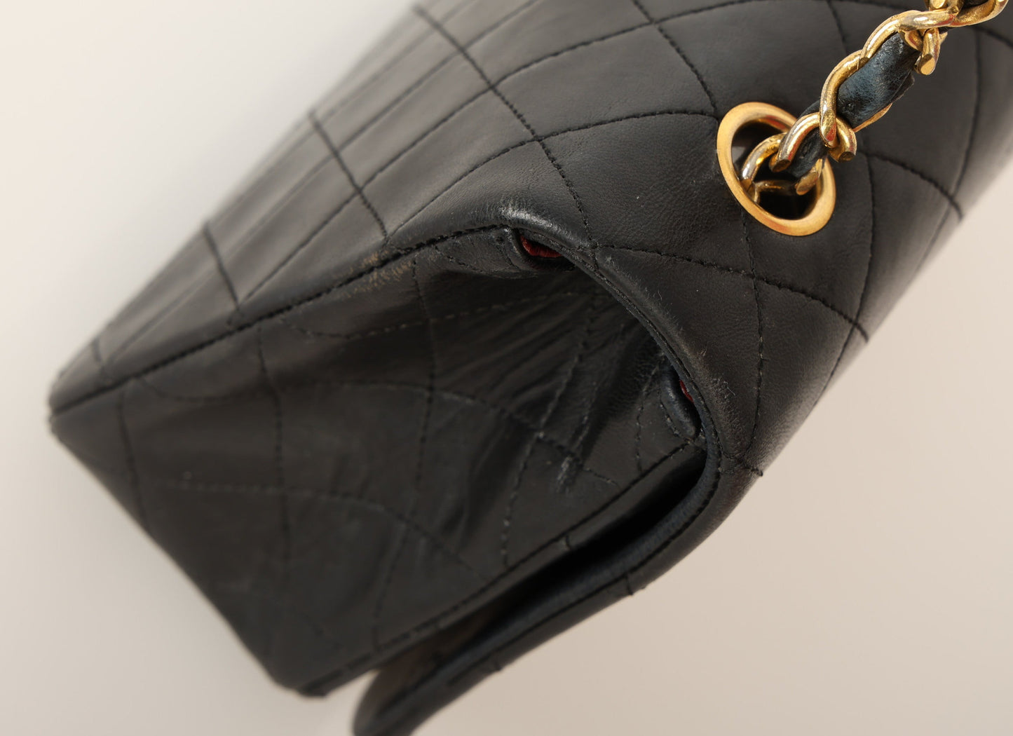 Chanel 1989 Lambskin Turnlock Medium Full Flap