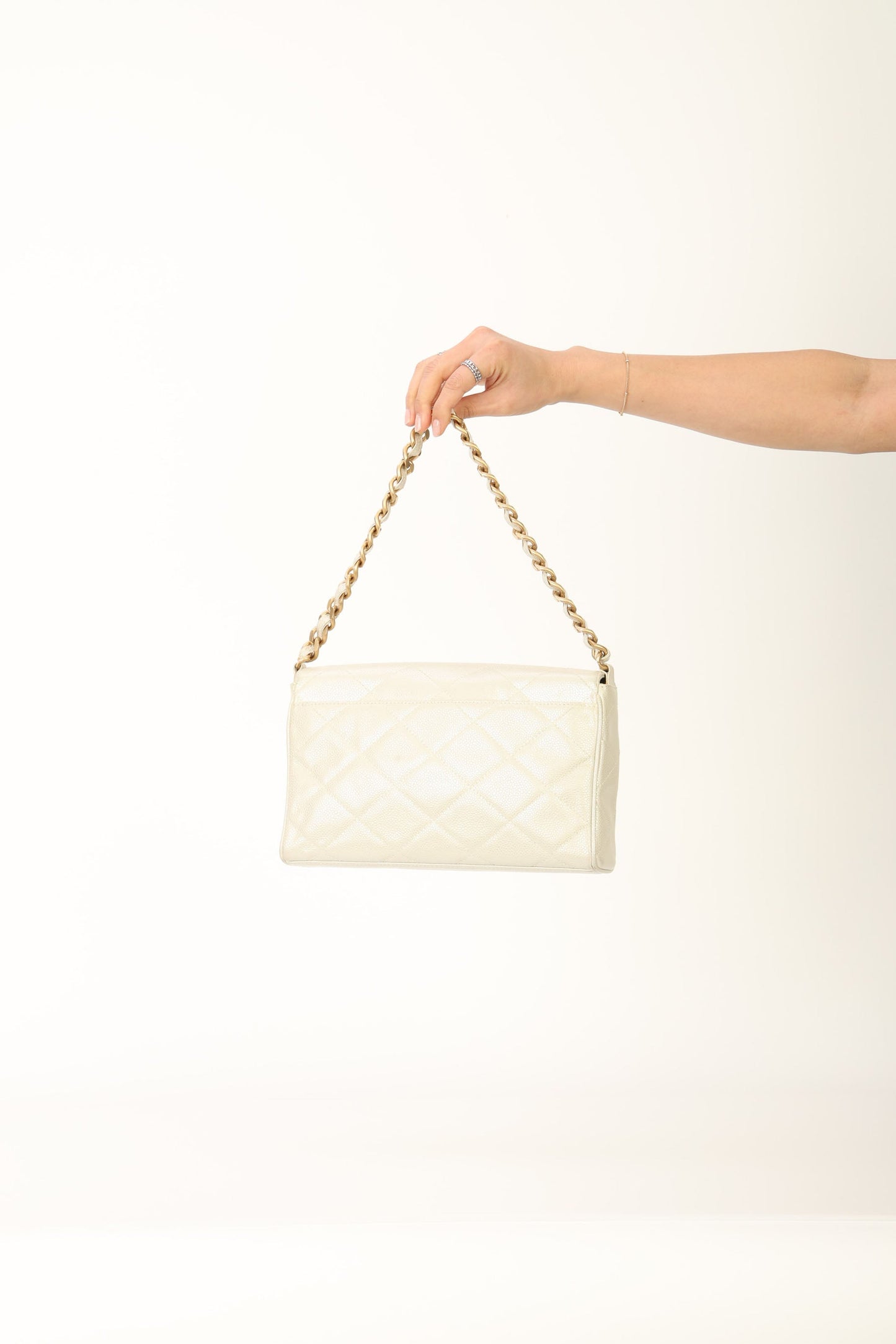 Chanel 2000 Caviar Iridescent Shoulder Bag