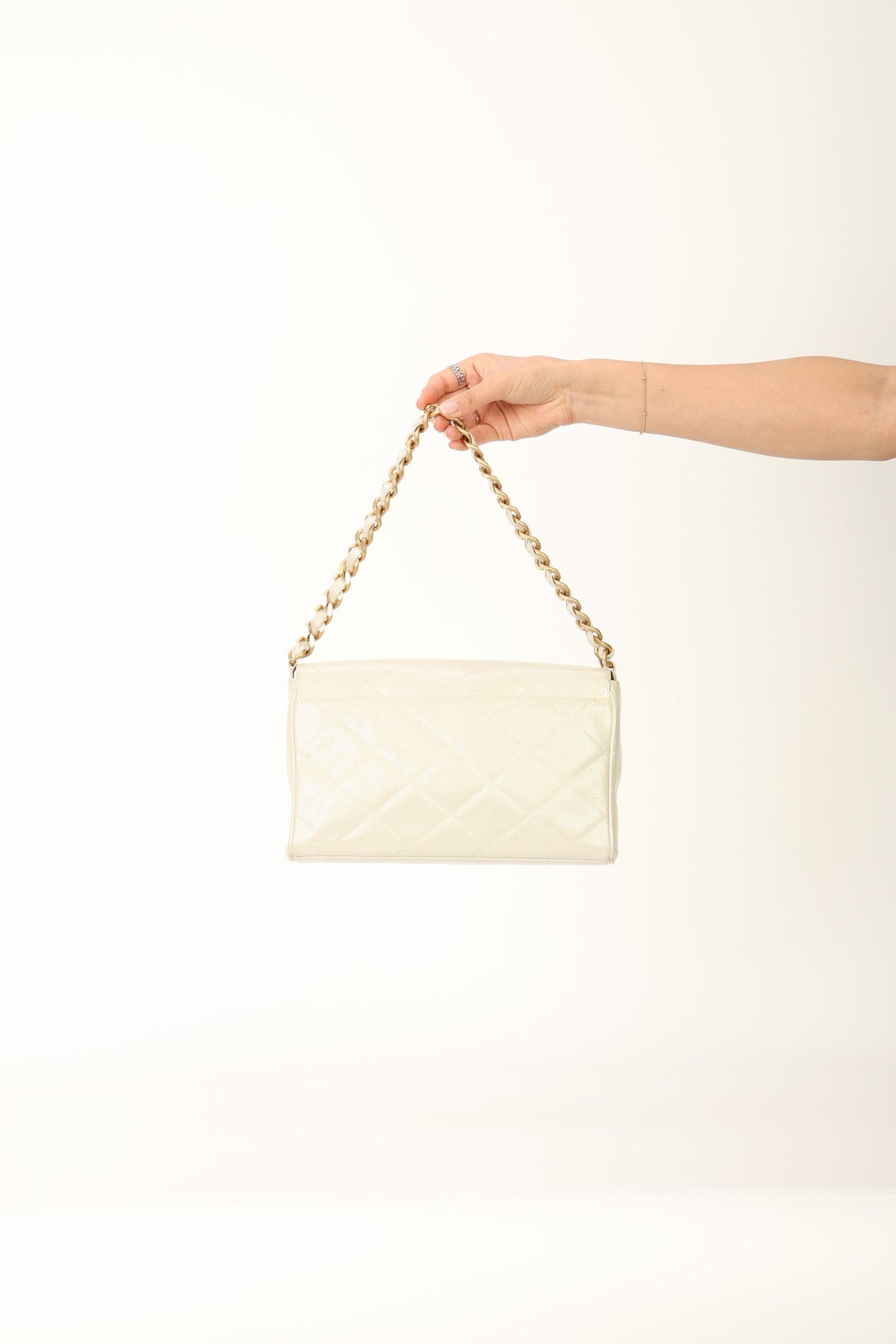 Chanel 2000 Caviar Iridescent Shoulder Bag