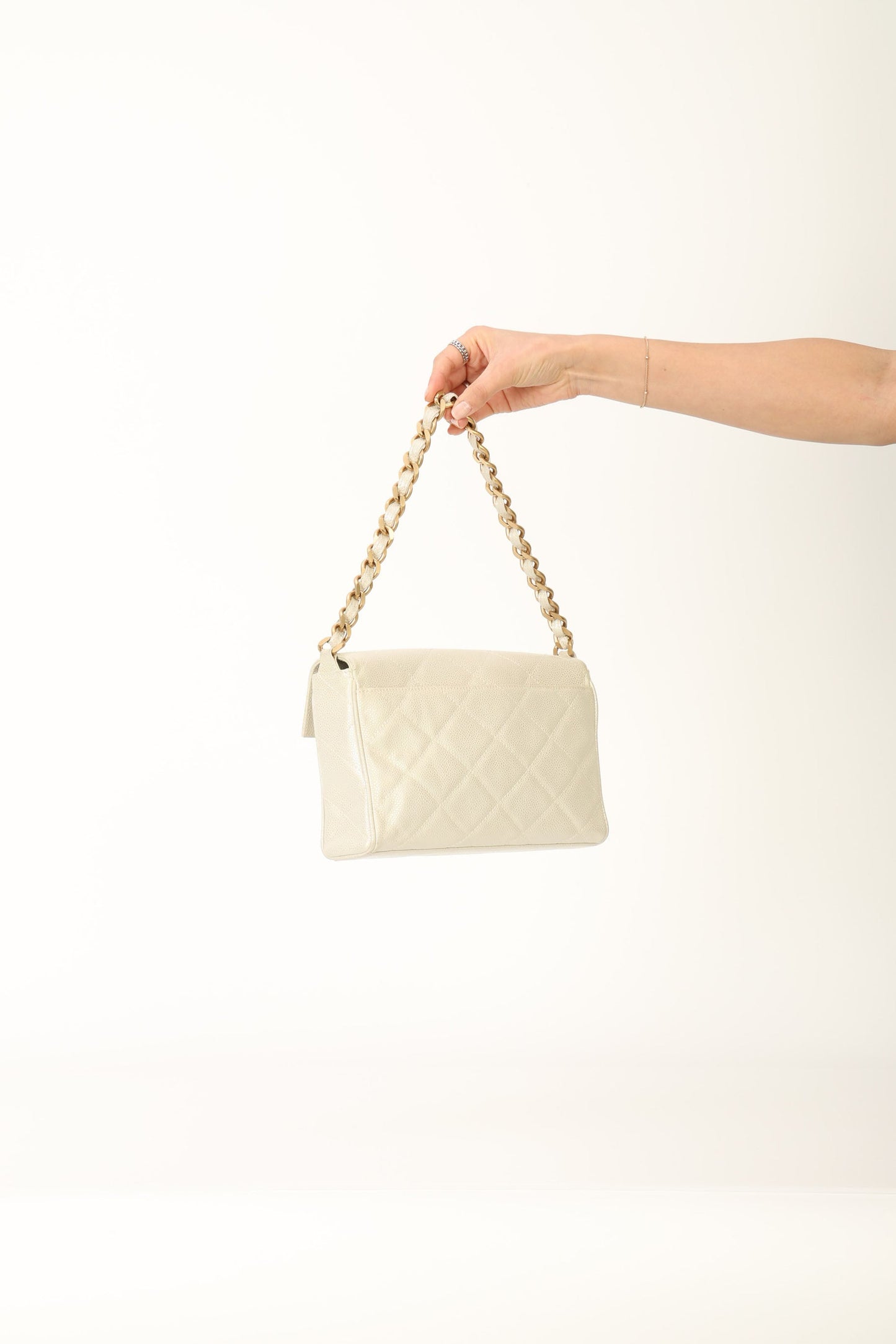 Chanel 2000 Caviar Iridescent Shoulder Bag