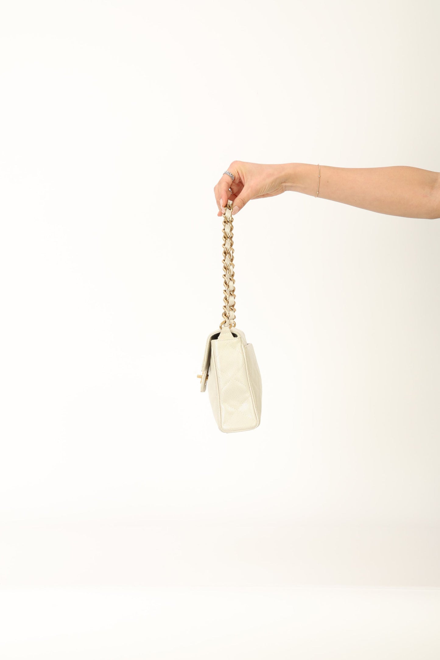 Chanel 2000 Caviar Iridescent Shoulder Bag