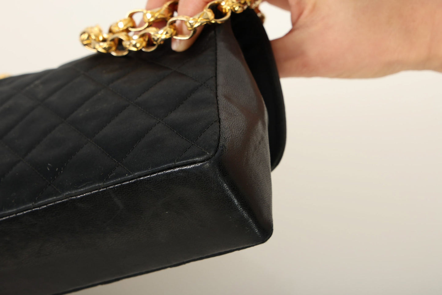 Chanel Satin & Lambskin Bijoux Mini Bag