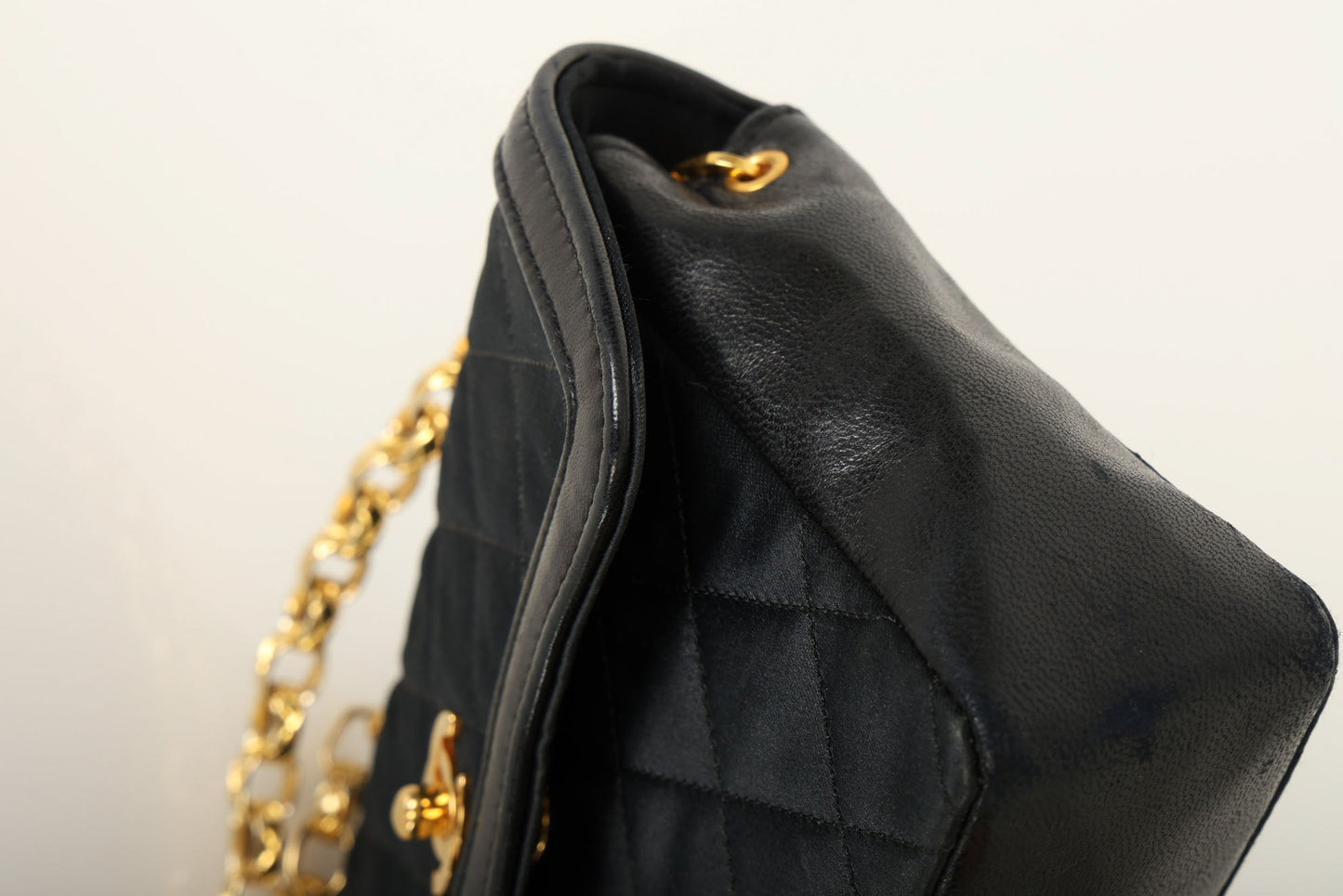 Chanel Satin & Lambskin Bijoux Mini Bag