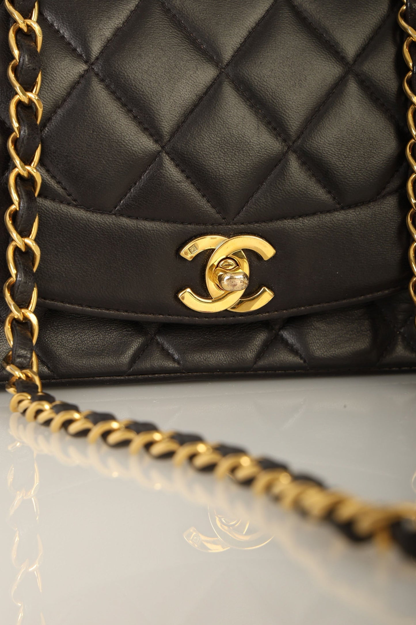 Chanel 1994 Lambskin Small Diana