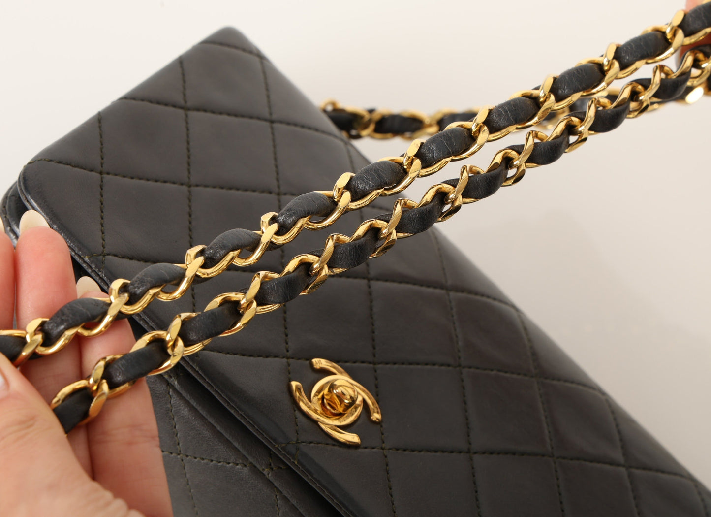 Chanel 1989 Lambskin Mini Full Flap