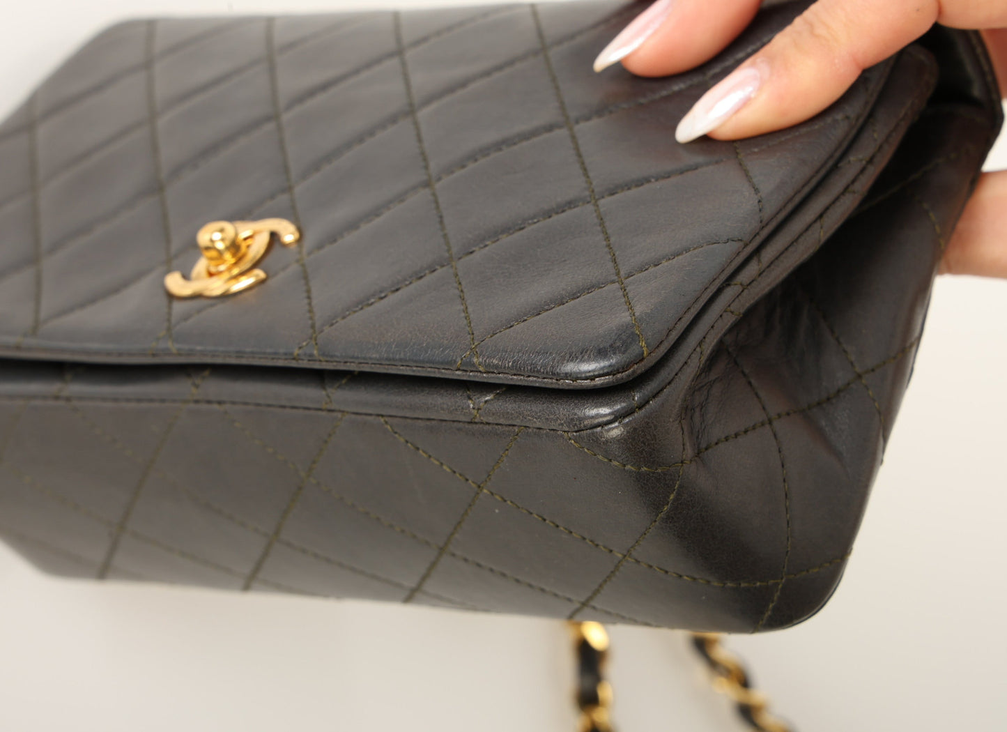 Chanel 1989 Lambskin Mini Full Flap