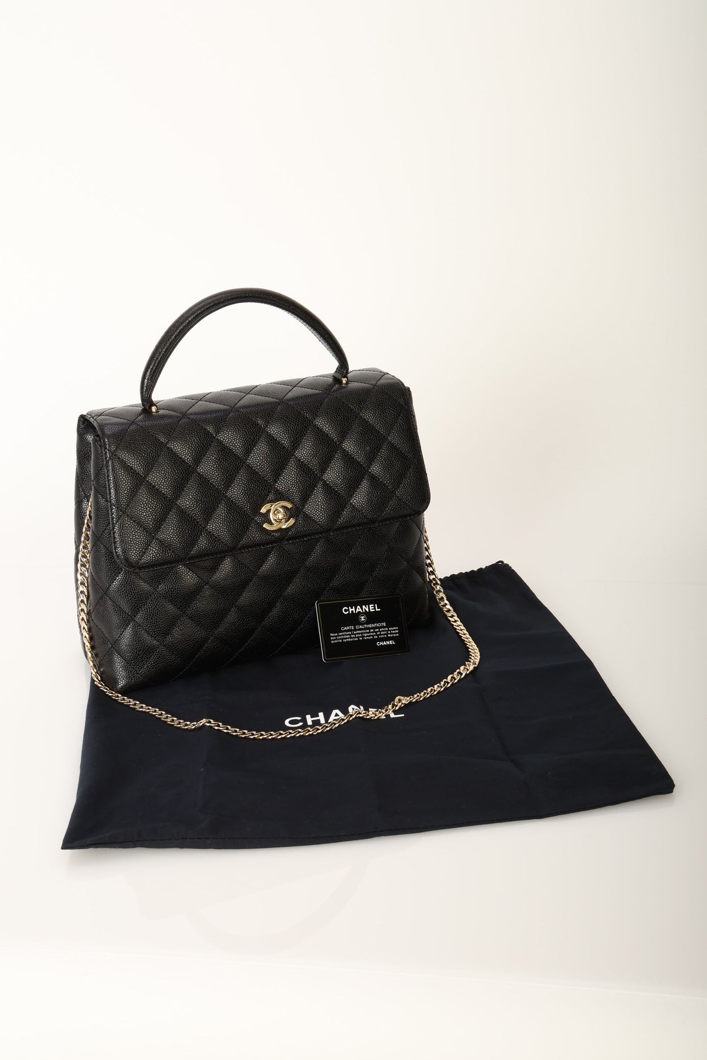 Chanel 2003 Caviar Top Handle
