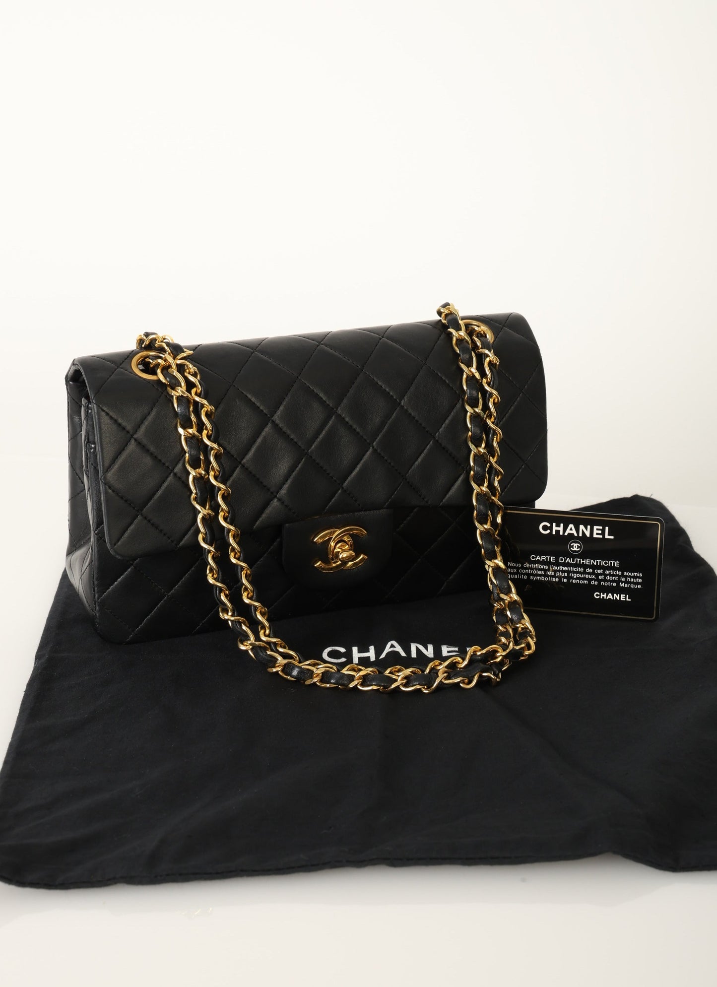 Chanel 1989 Lambskin Small Double Flap