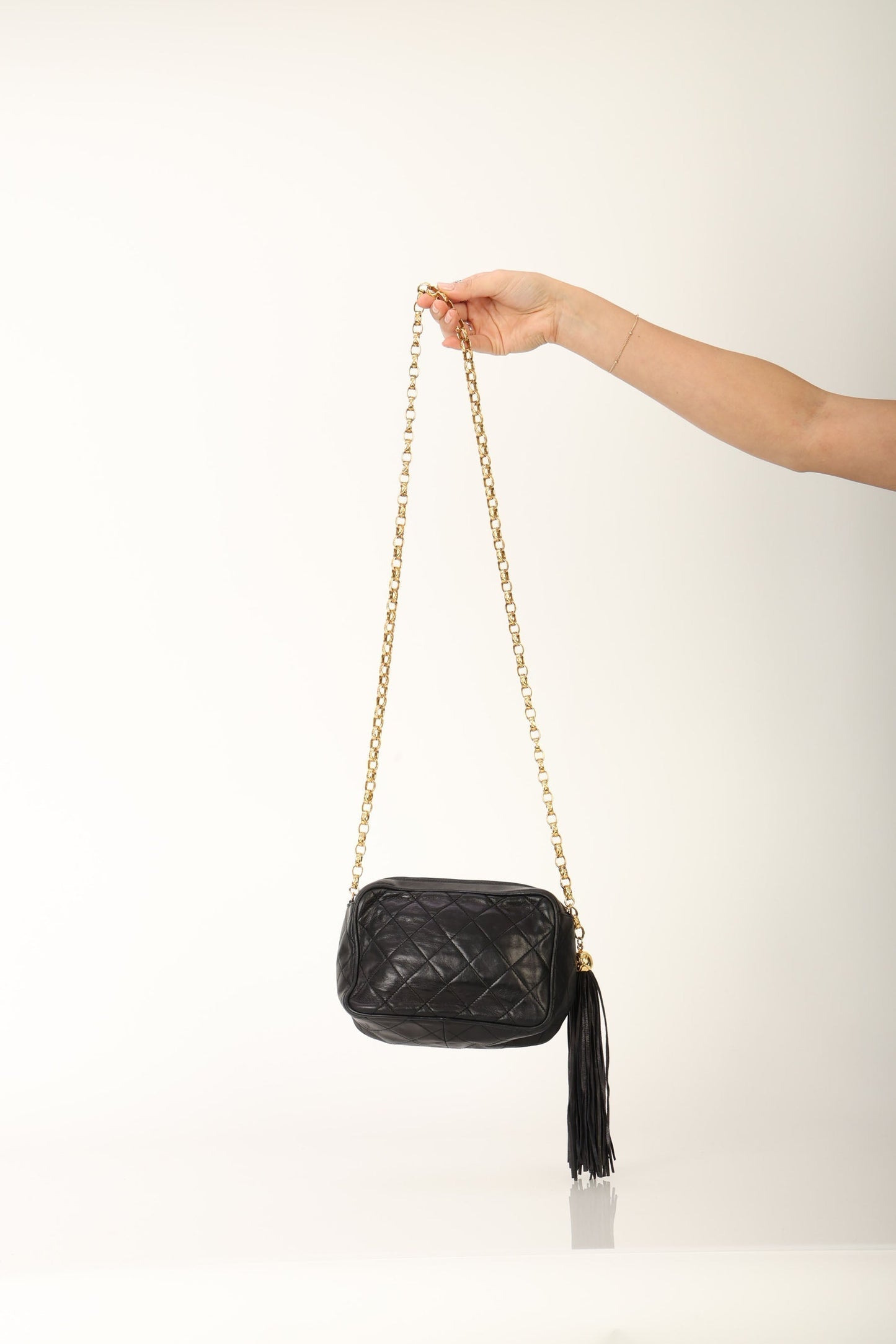 Chanel 1991 Lambskin Bijoux Mini Camera Bag