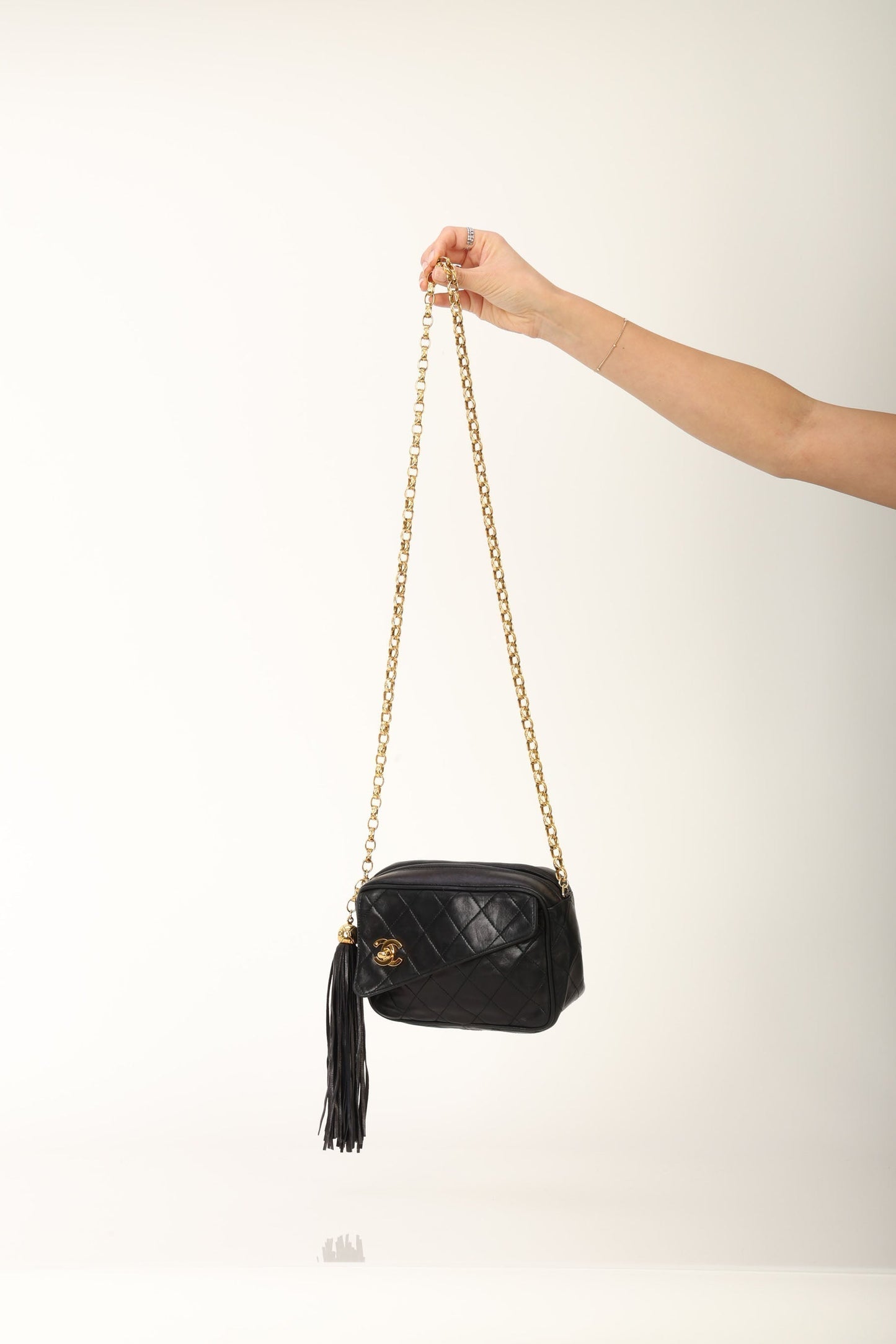 Chanel 1991 Lambskin Bijoux Mini Camera Bag
