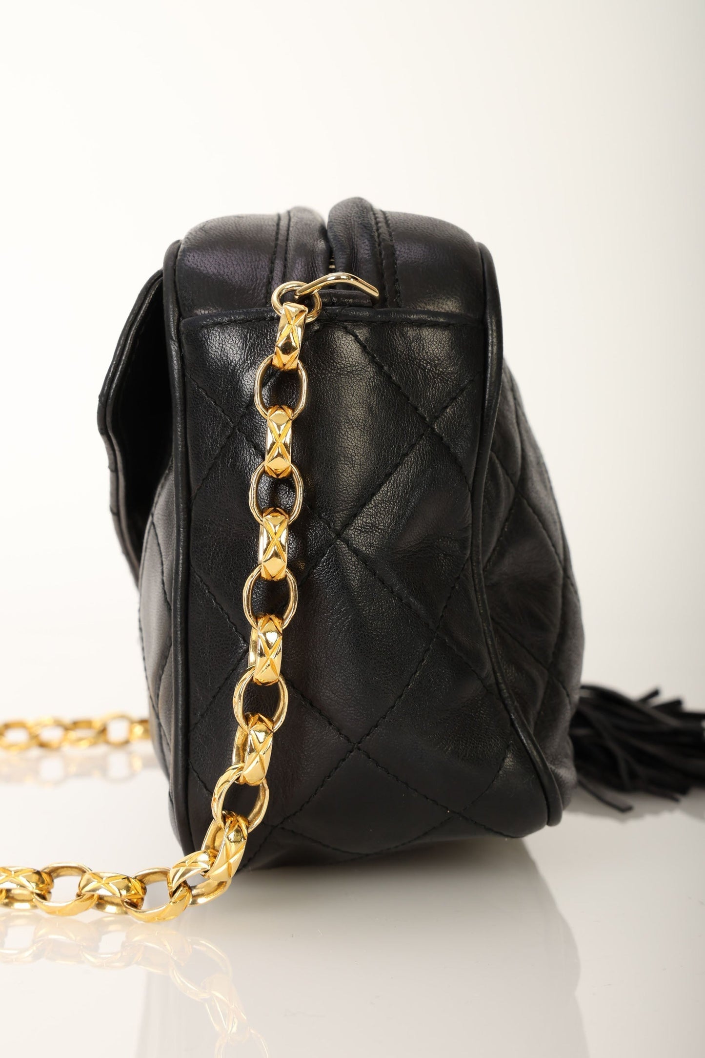 Chanel 1991 Lambskin Bijoux Mini Camera Bag