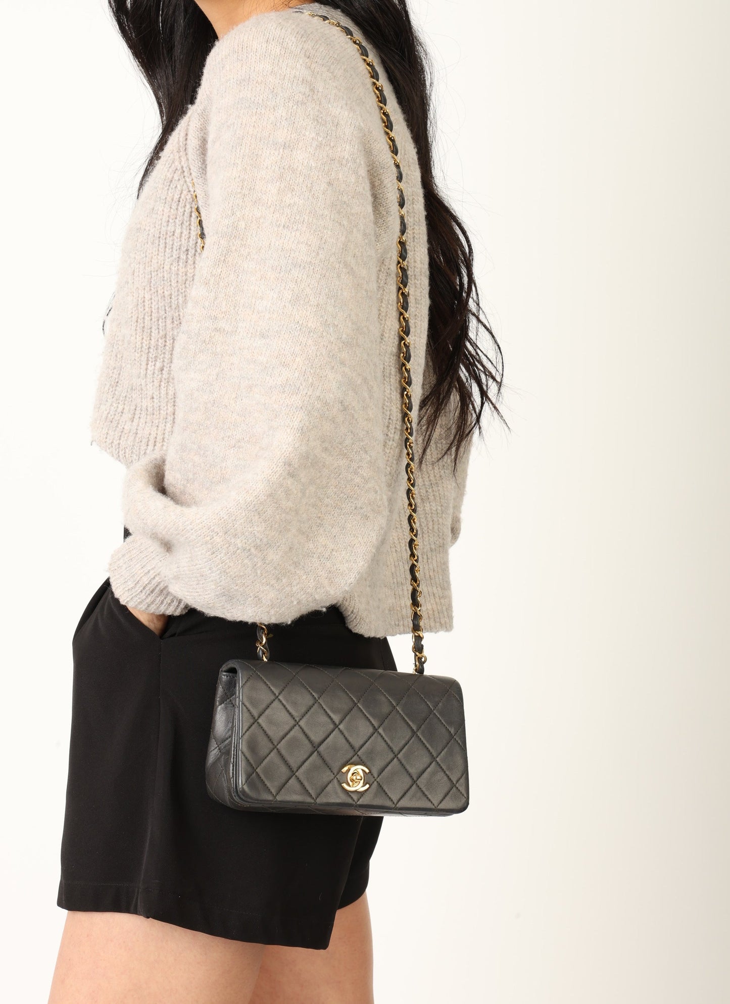 Chanel 1989 Lambskin Mini Full Flap