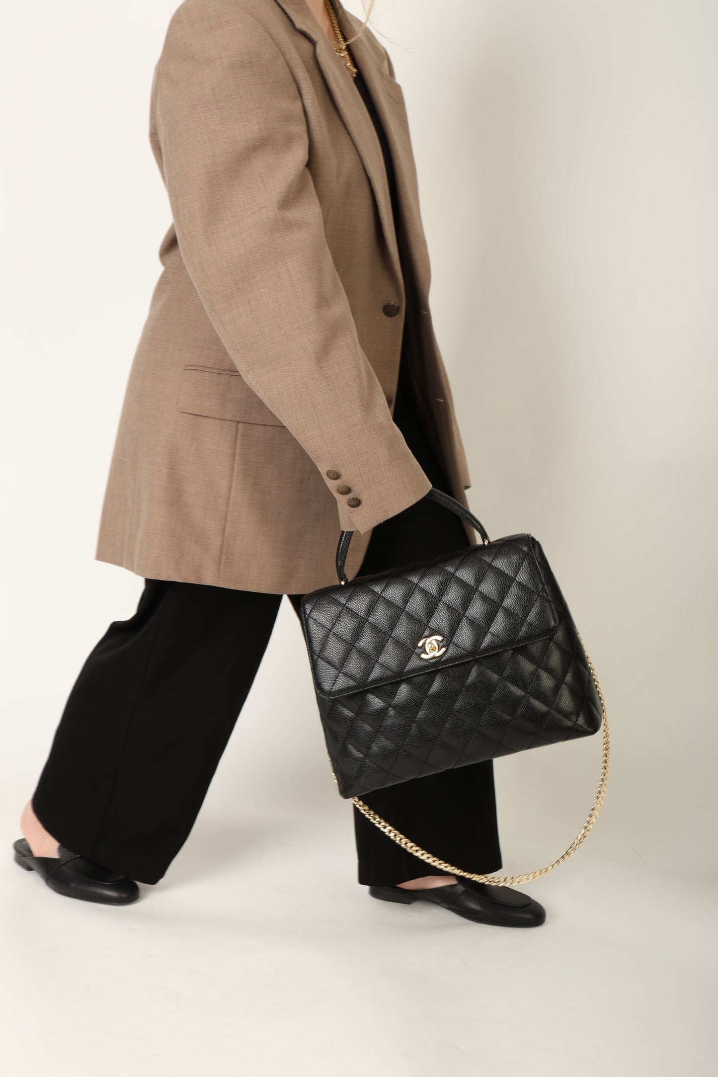 Chanel 2003 Caviar Top Handle