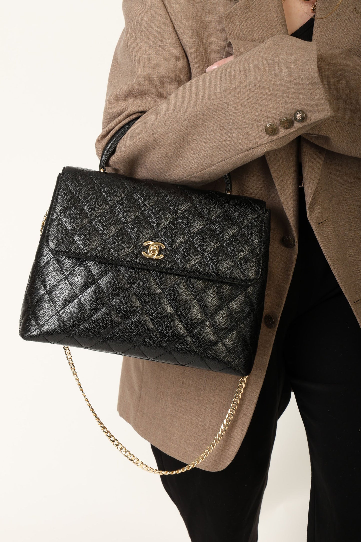 Chanel 2003 Caviar Top Handle