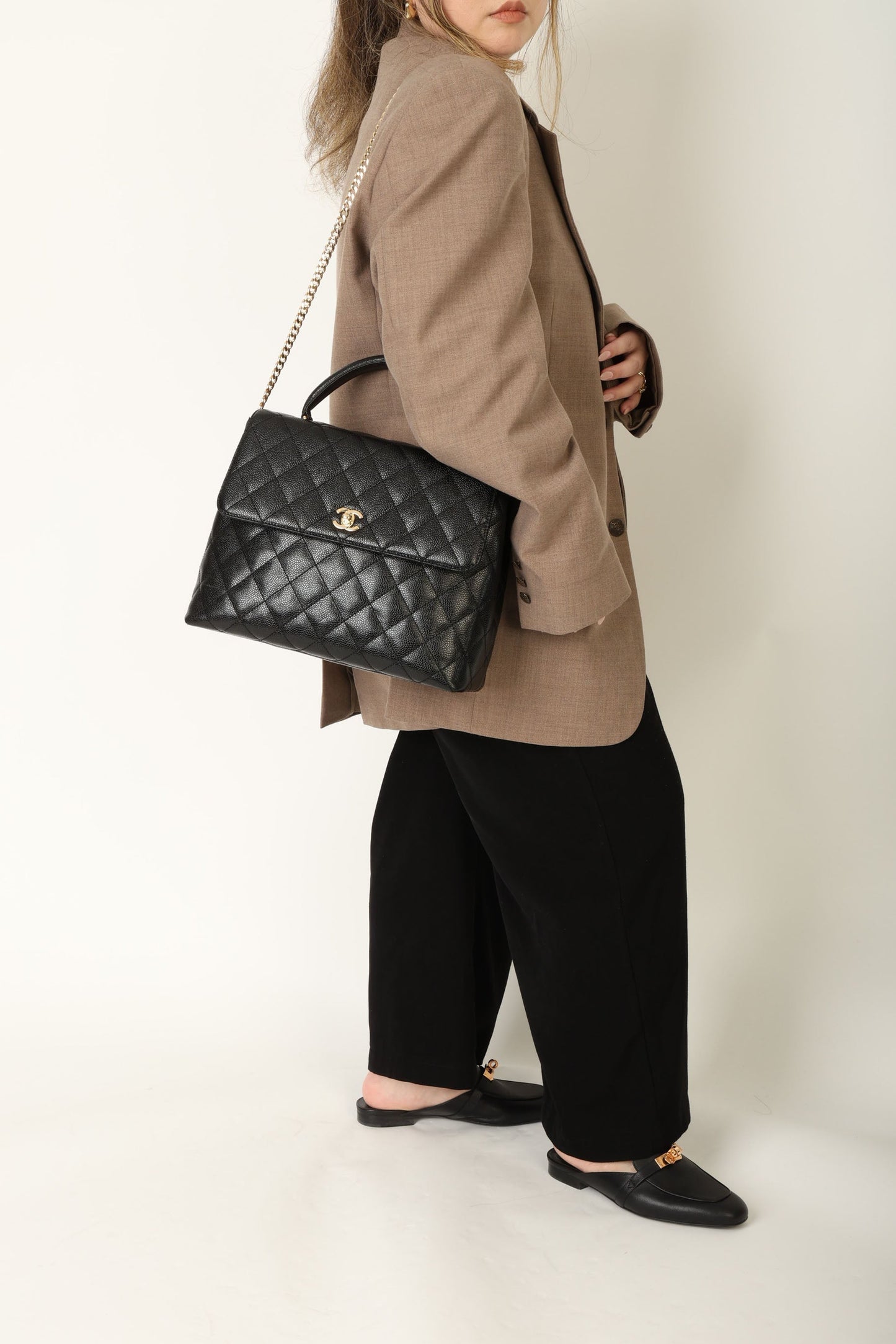 Chanel 2003 Caviar Top Handle