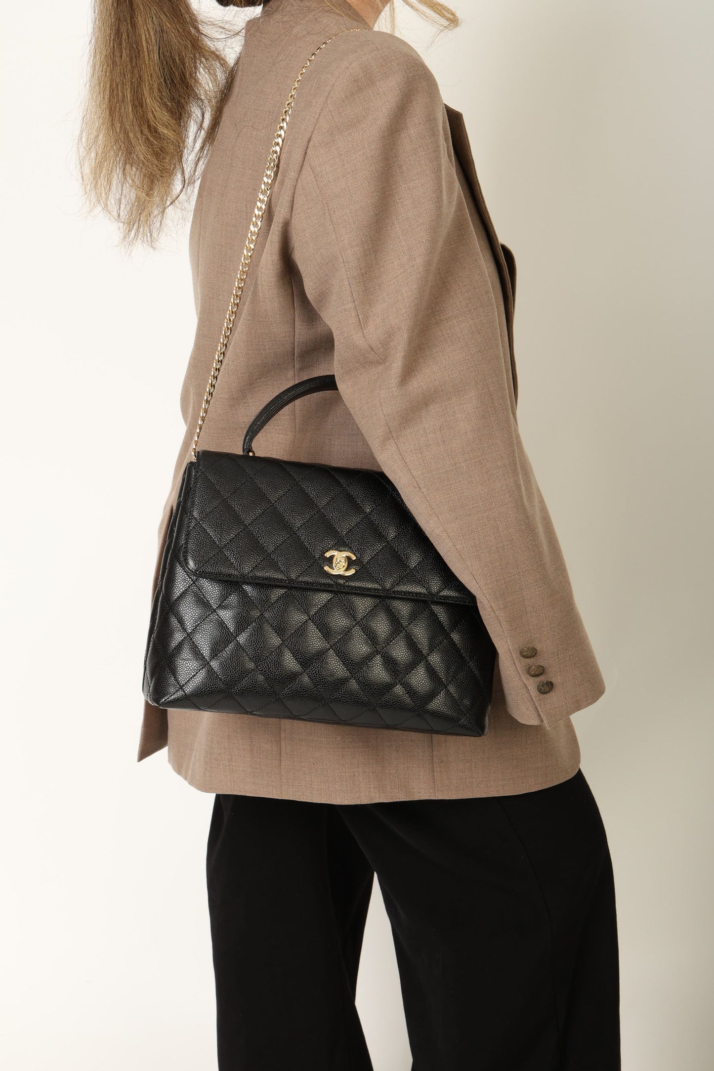 Chanel 2003 Caviar Top Handle