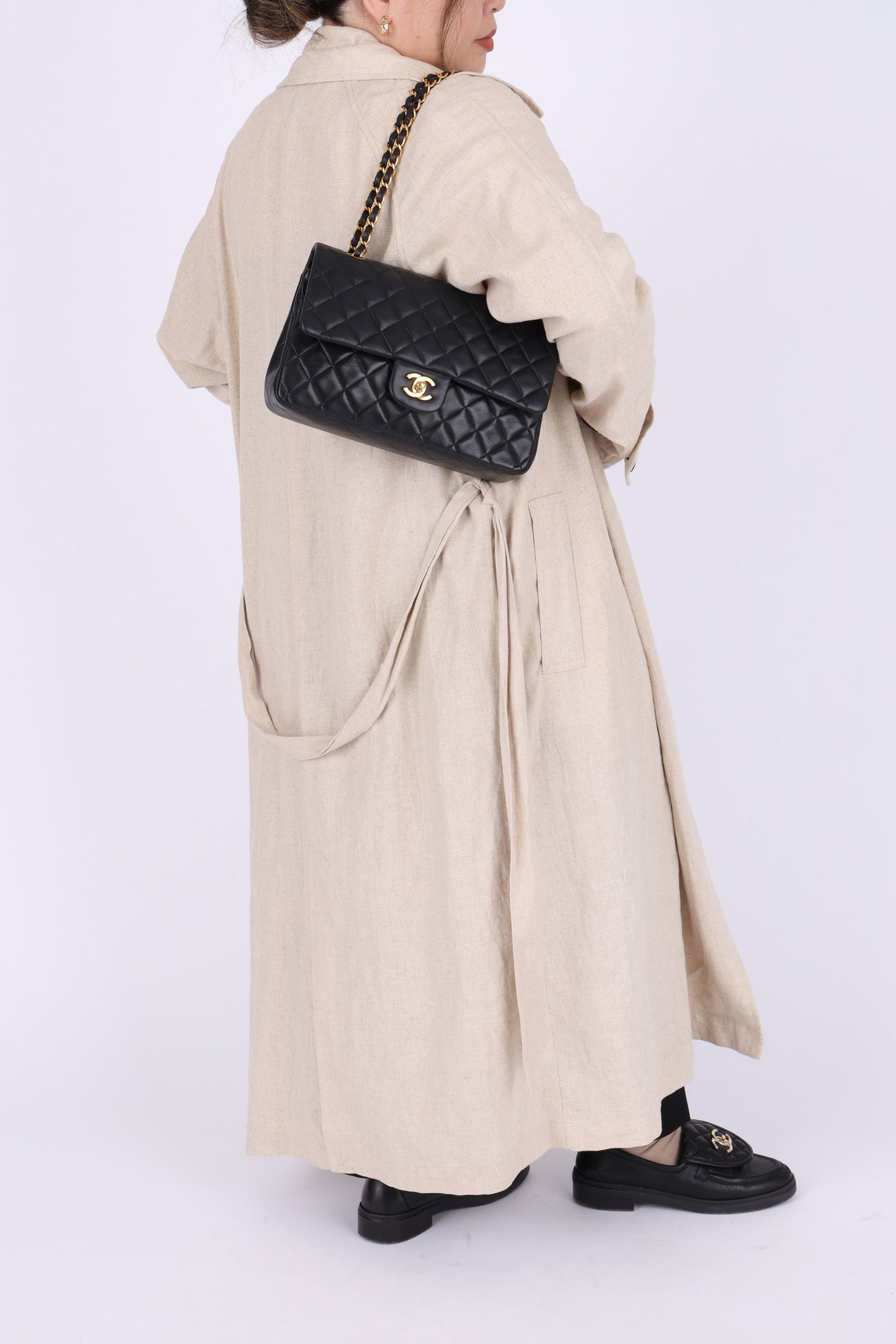 Chanel 1996 Lambskin Medium Double Flap