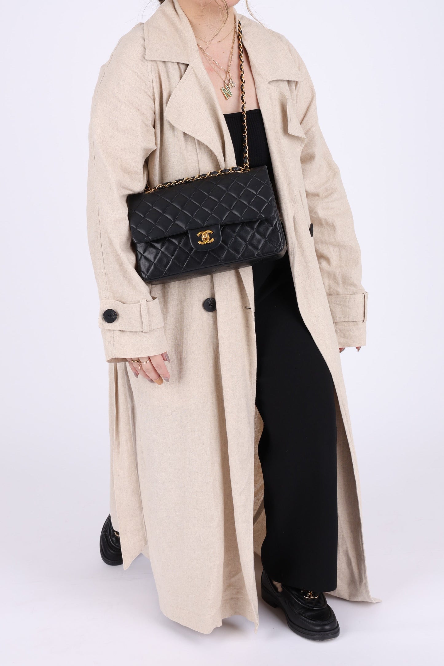 Chanel 1996 Lambskin Medium Double Flap