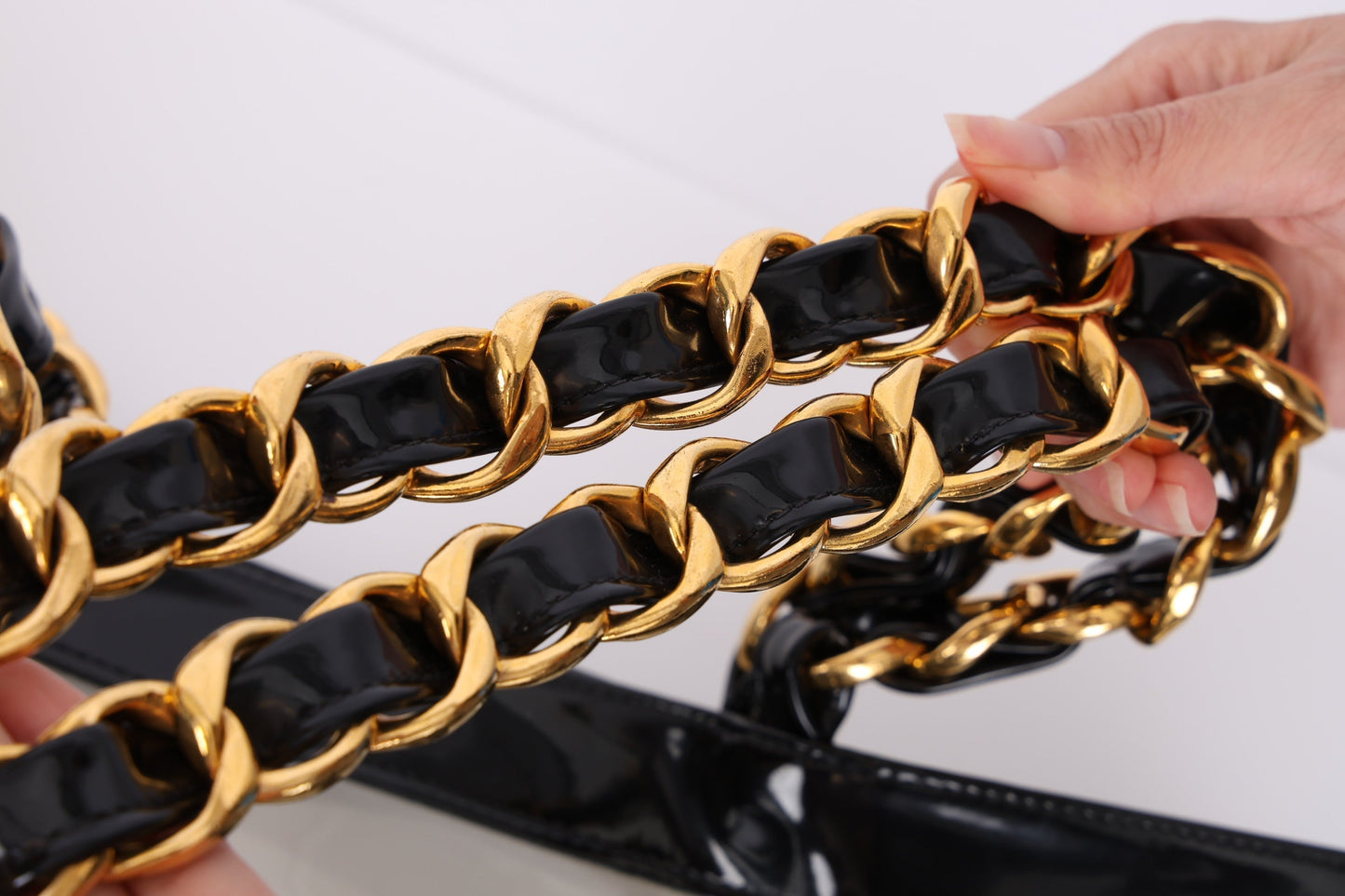 Chanel 1994 Transparent Chunky Chain Tote
