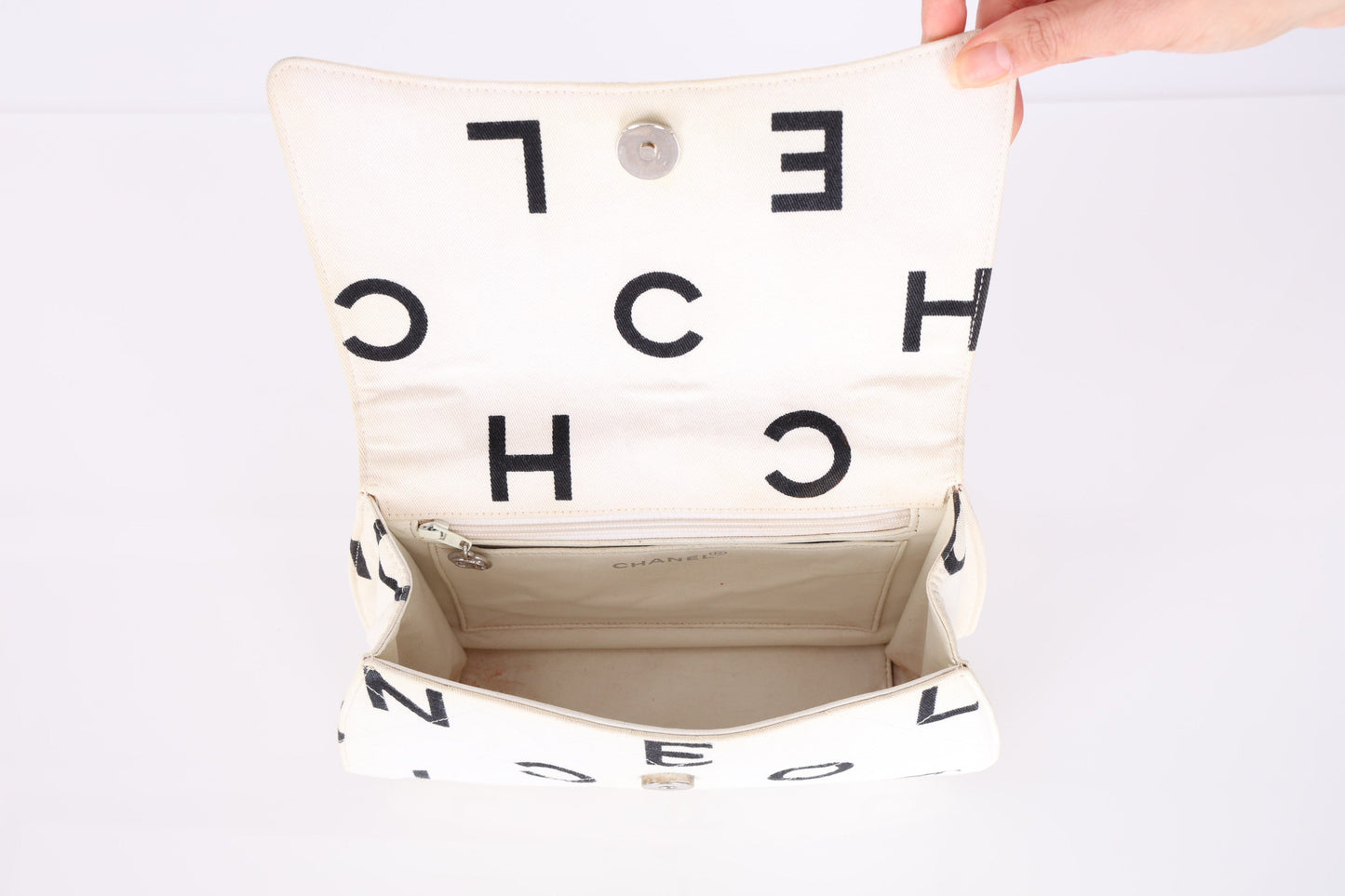 Chanel 1996 Canvas Coco Chain Top Handle
