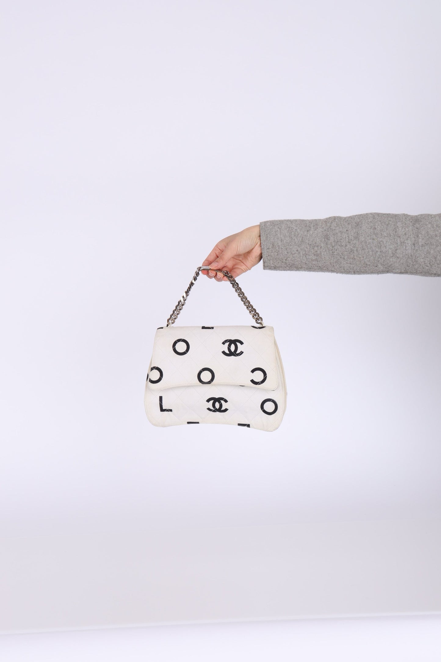Chanel 1996 Canvas Coco Chain Top Handle