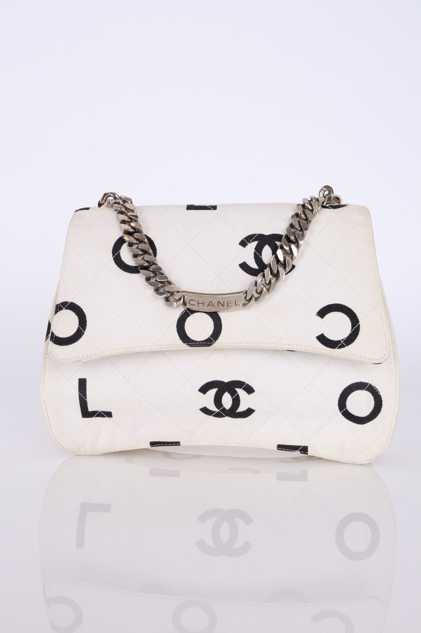 Chanel 1996 Canvas Coco Chain Top Handle