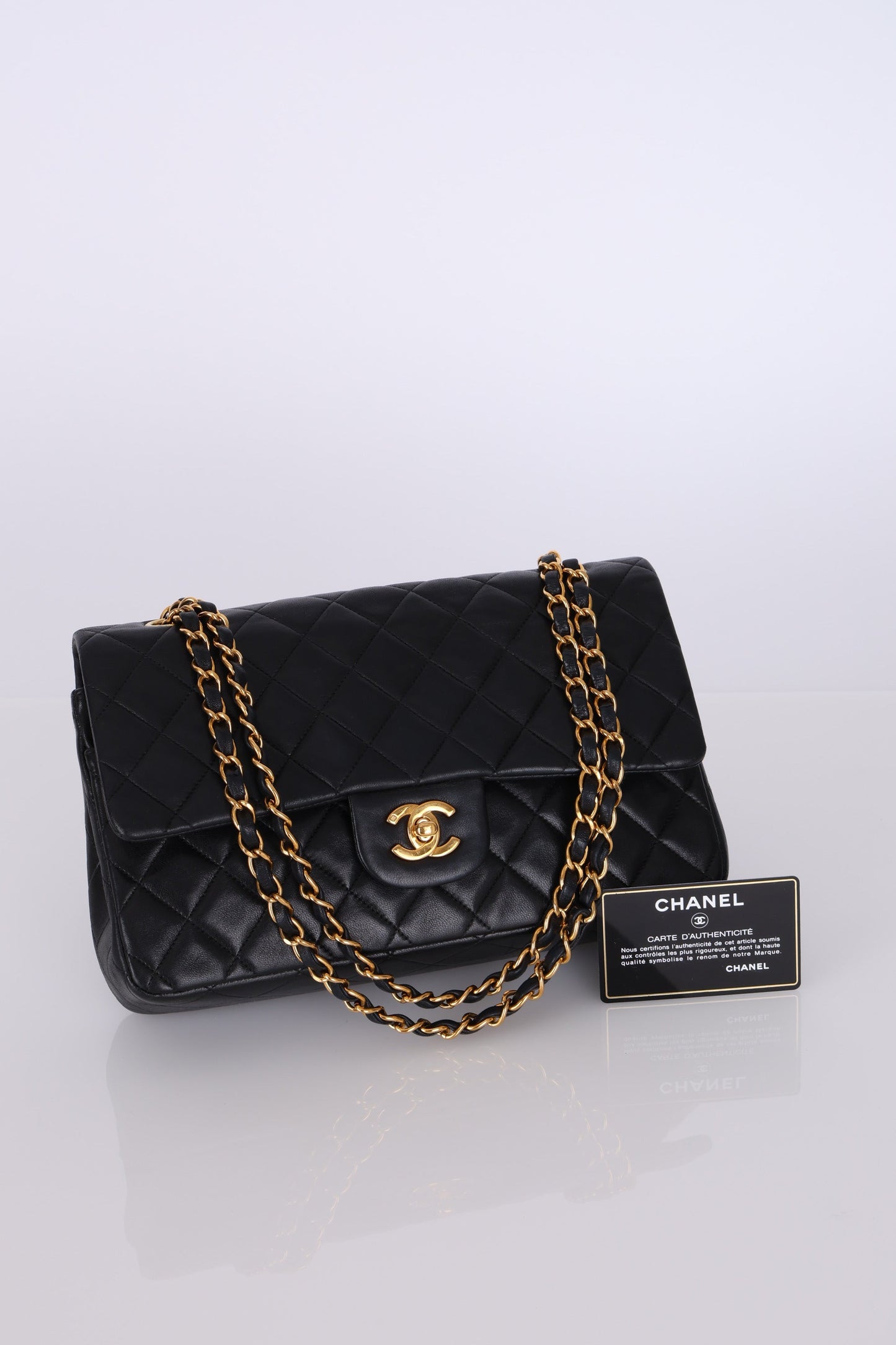 Chanel 1996 Lambskin Medium Double Flap