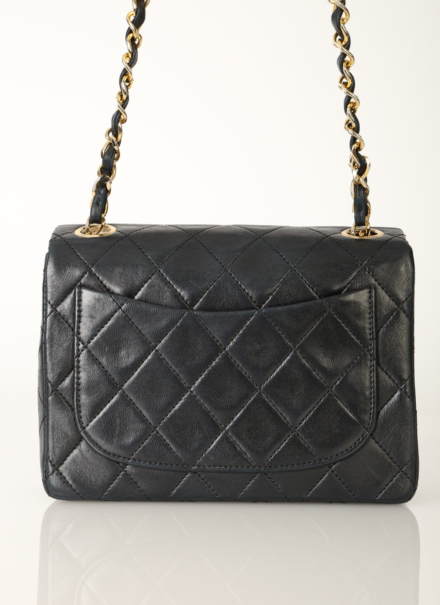 Chanel 1989 Lambskin Mini Square Flap
