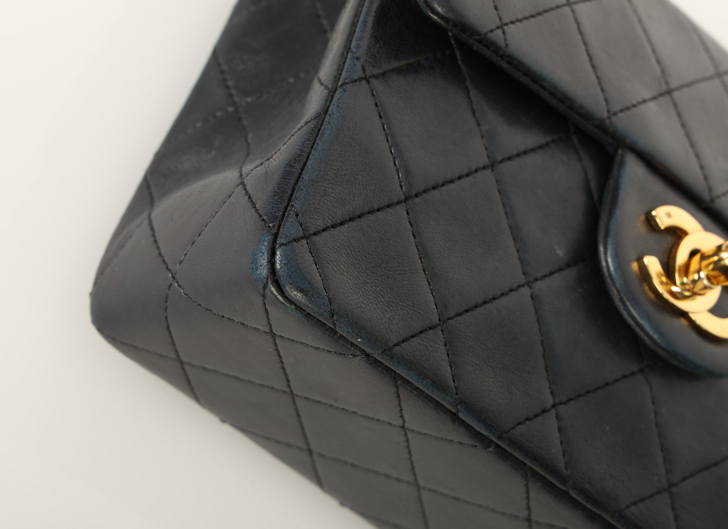 Chanel 1989 Lambskin Mini Square Flap