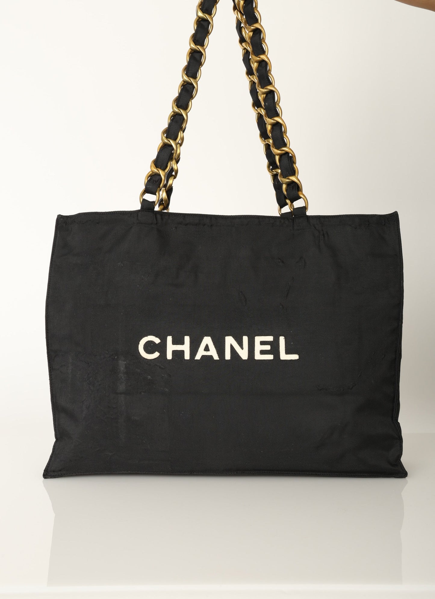 Chanel 1991 Nylon Chunky Chain Tote