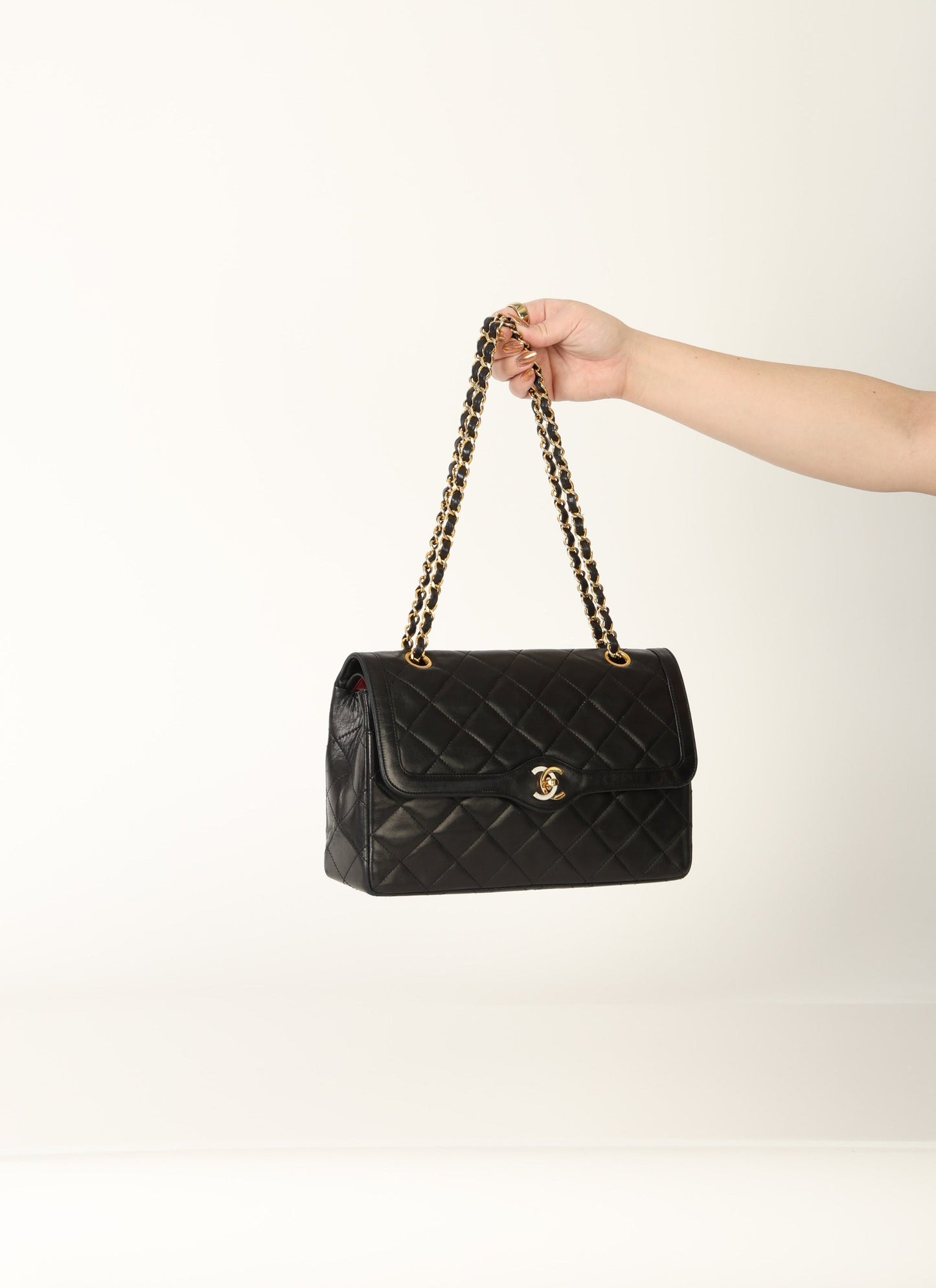 Chanel 1989 Lambskin Paris Double Flap