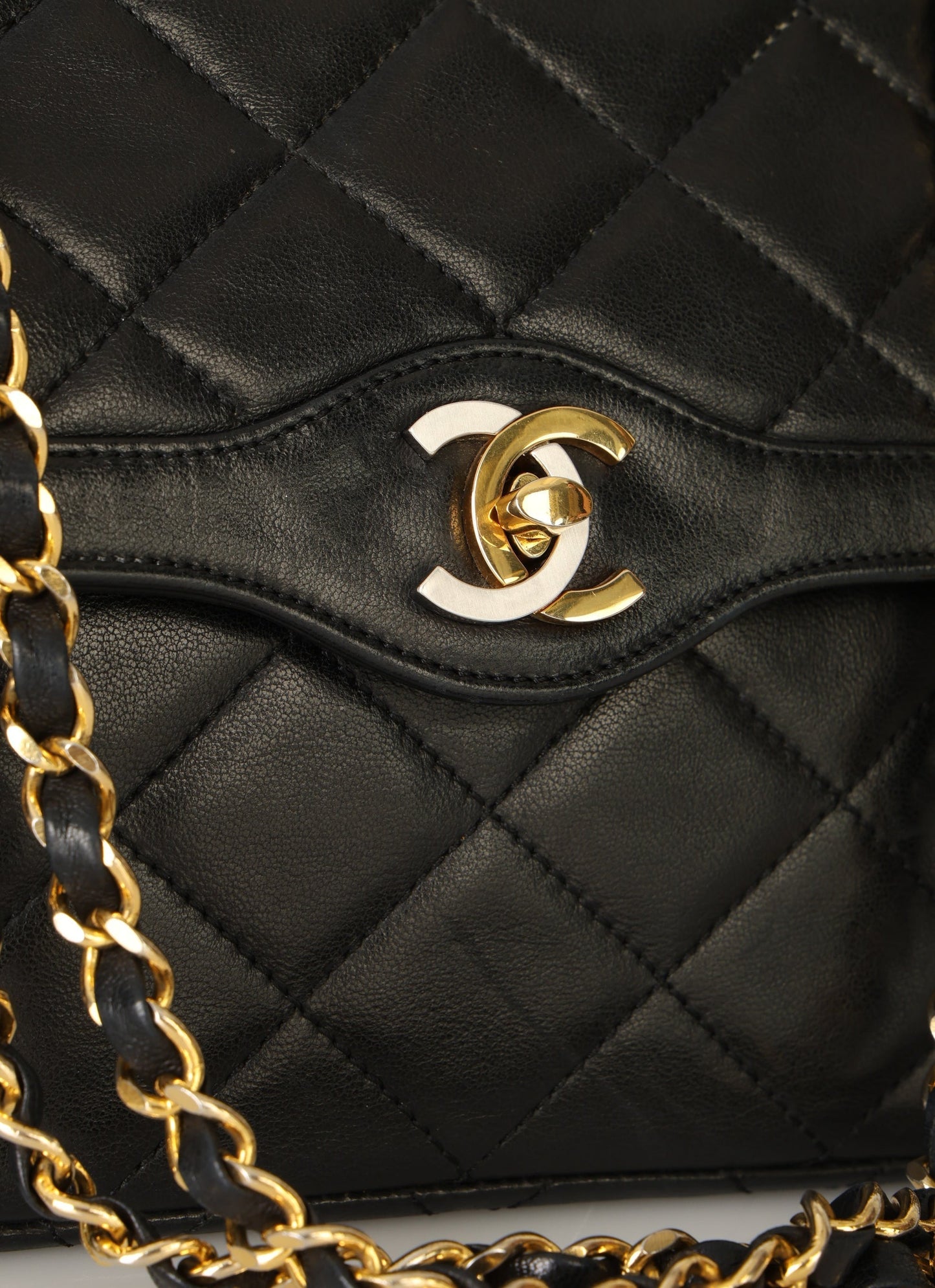 Chanel 1989 Lambskin Paris Double Flap