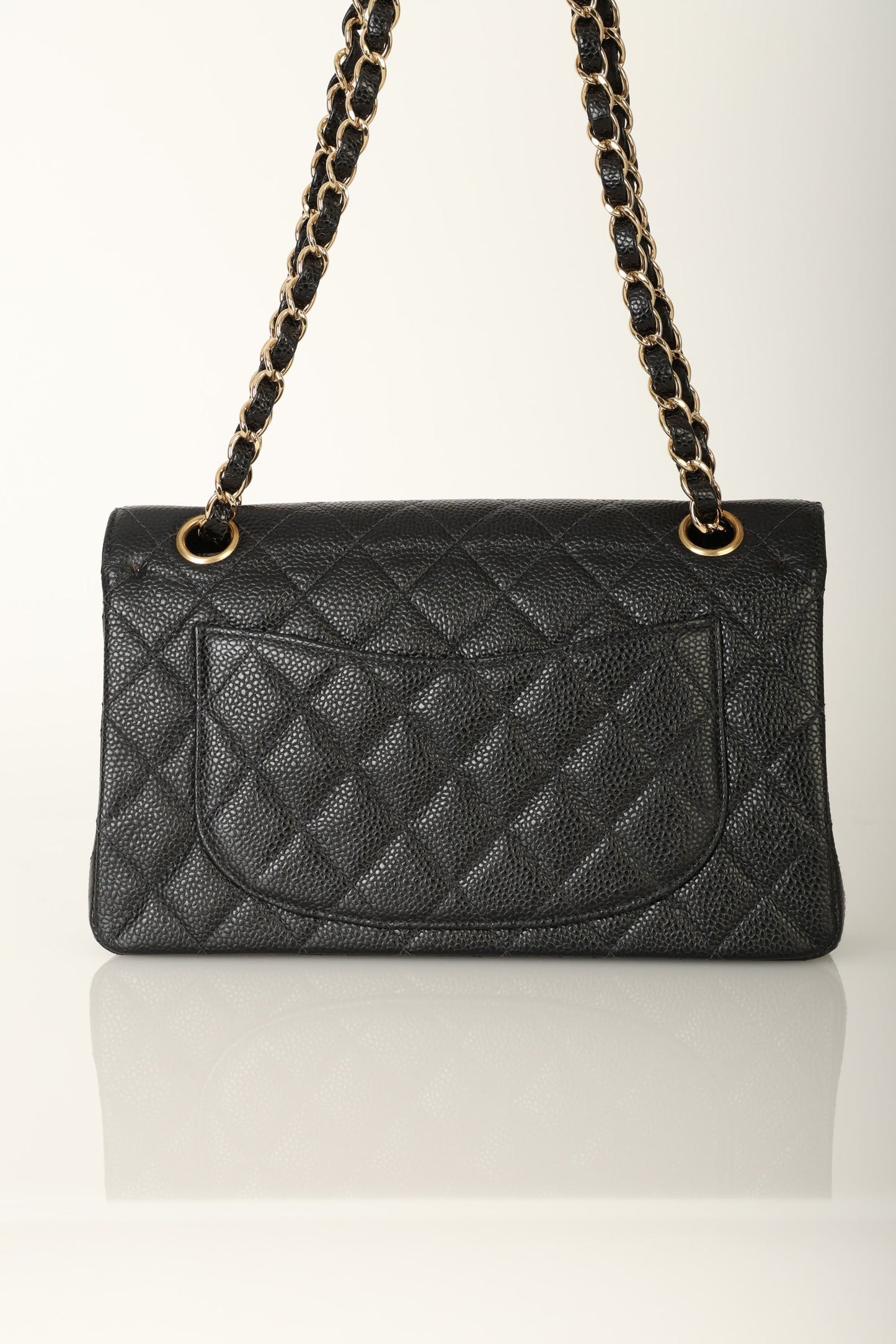 Chanel 2002 Caviar Small Double Flap