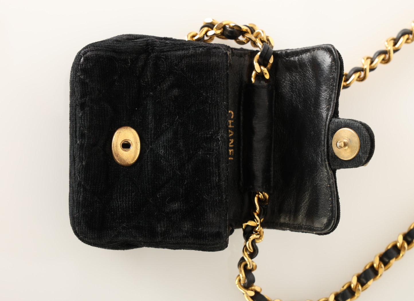 Chanel 1989 Velvet Micro Flap